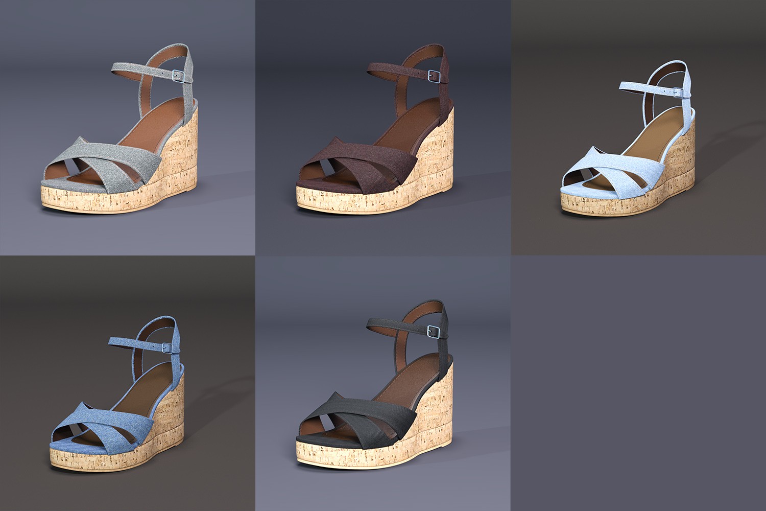 Csr - Wedge Sandals For G8F by N/A