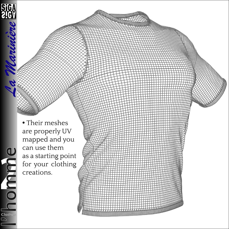 La Marinière Dynamic T-Shirt for L'Homme2 by N/A