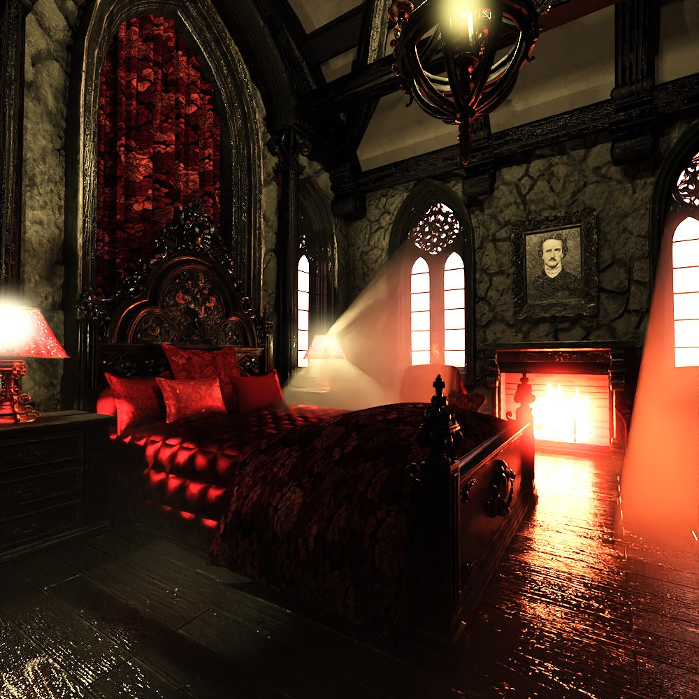 Gothic Room for Daz Studio by N/A