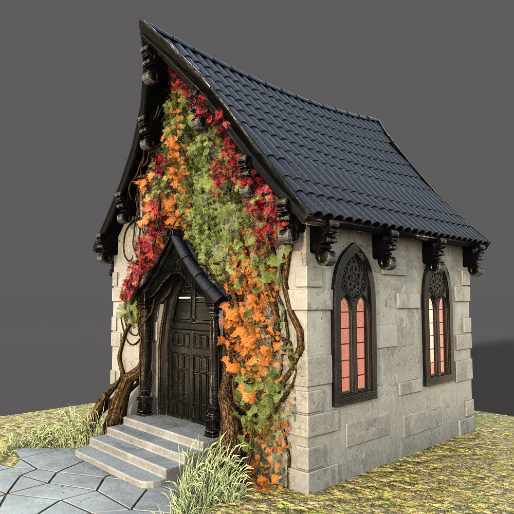 Gothic Room for Daz Studio by N/A