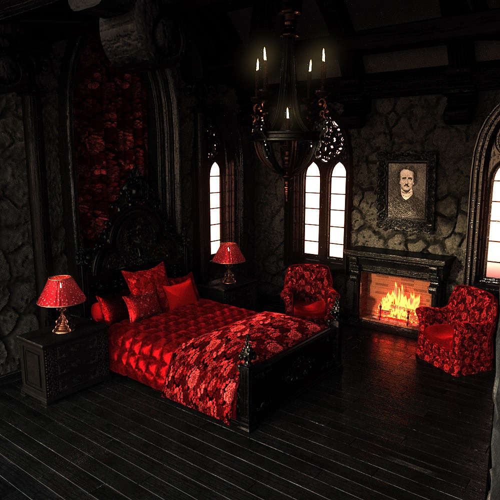Gothic Room for Daz Studio by N/A