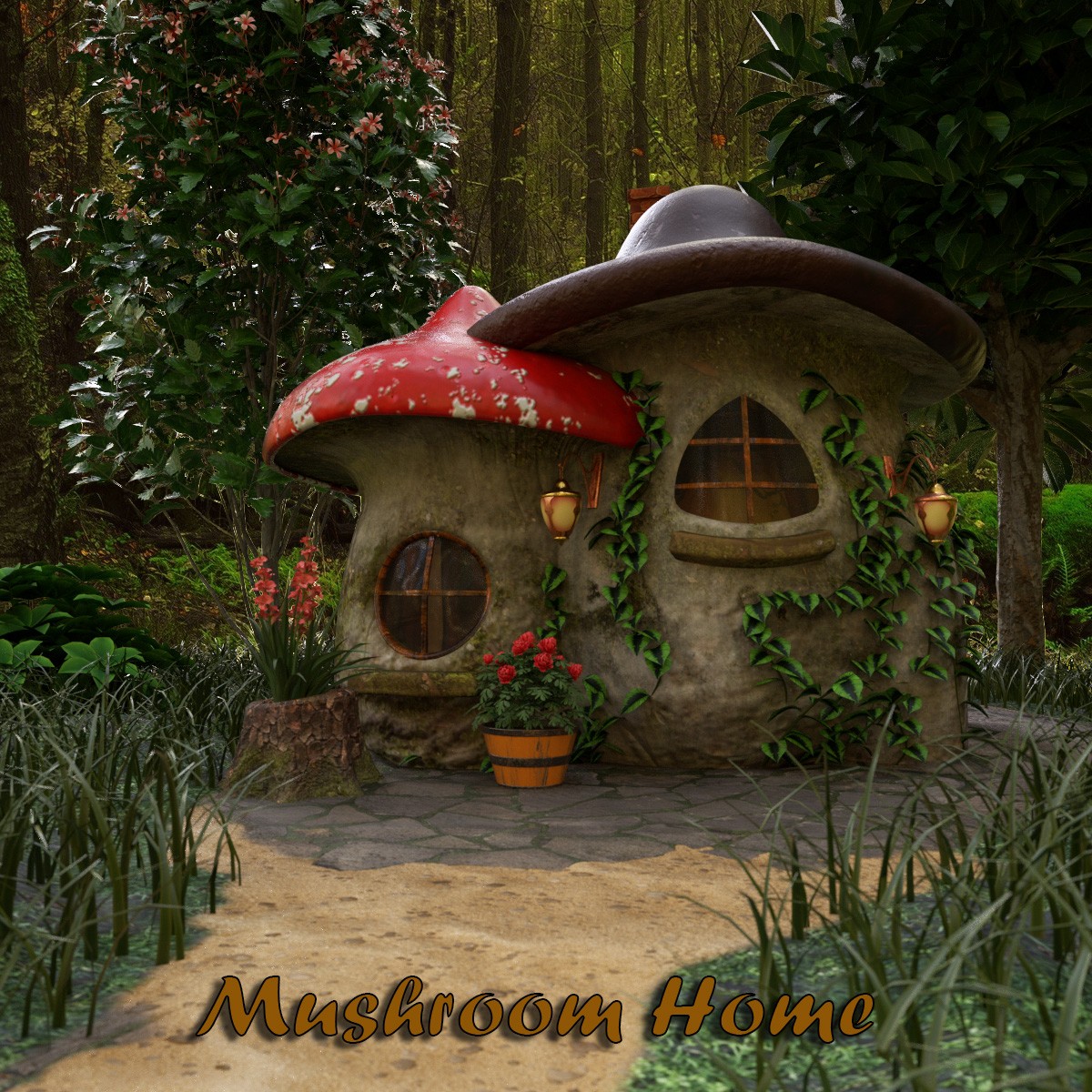 AJ Mushroom Home by N/A