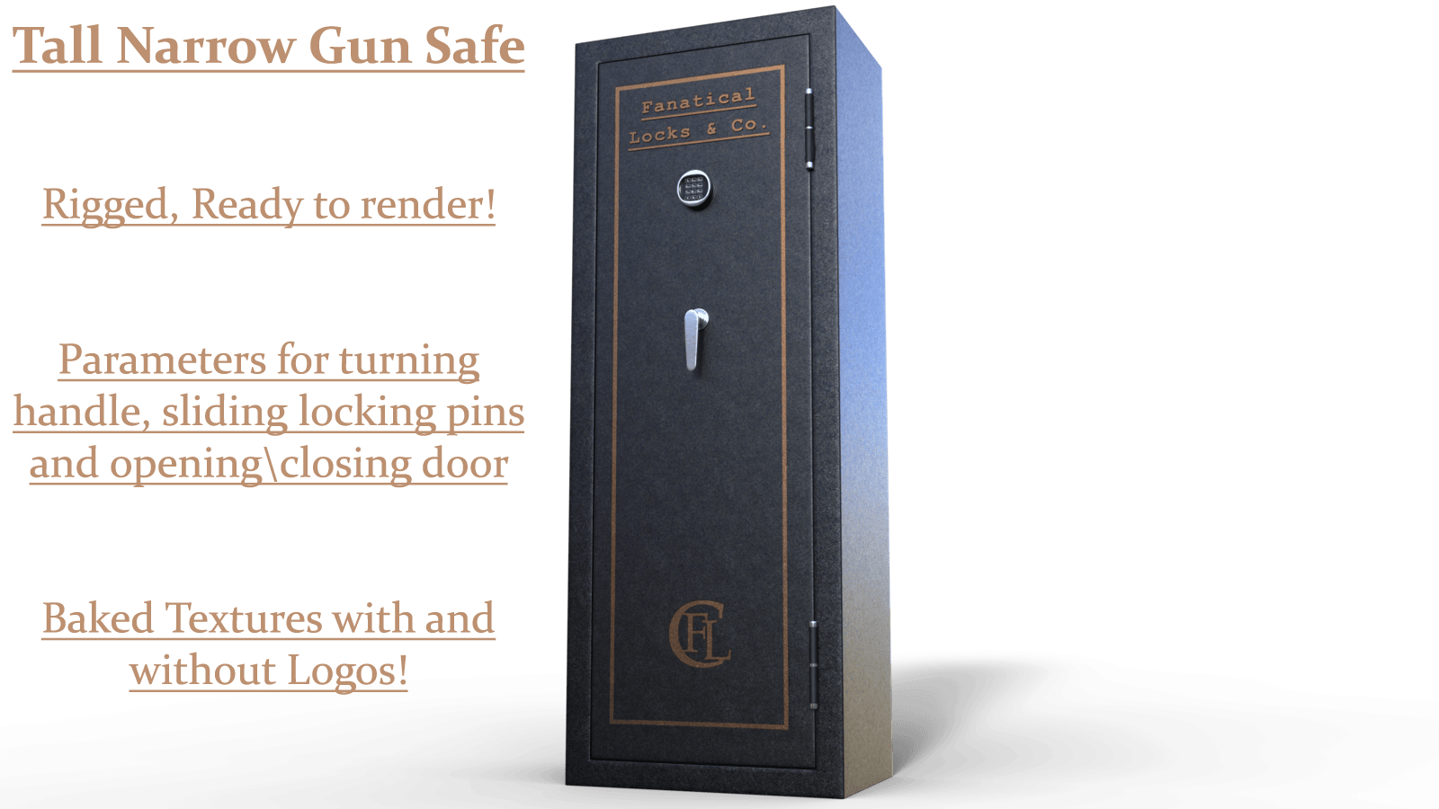 Tall Narrow Gun Safe by N/A