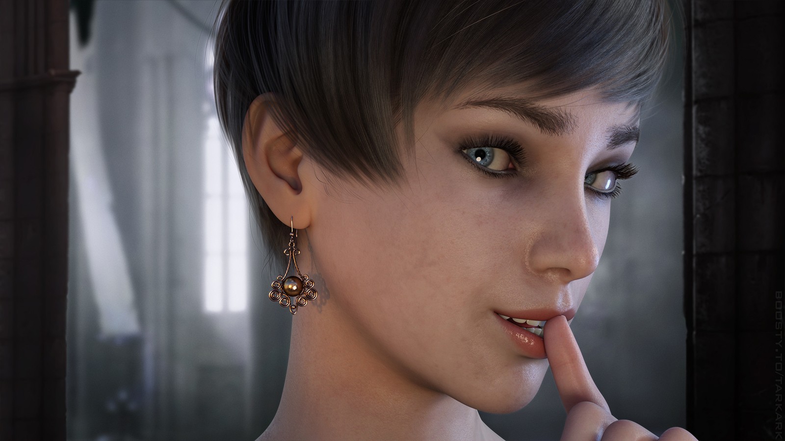 (TA) Vifer Earrings for Genesis 8, 8.1 Female by N/A