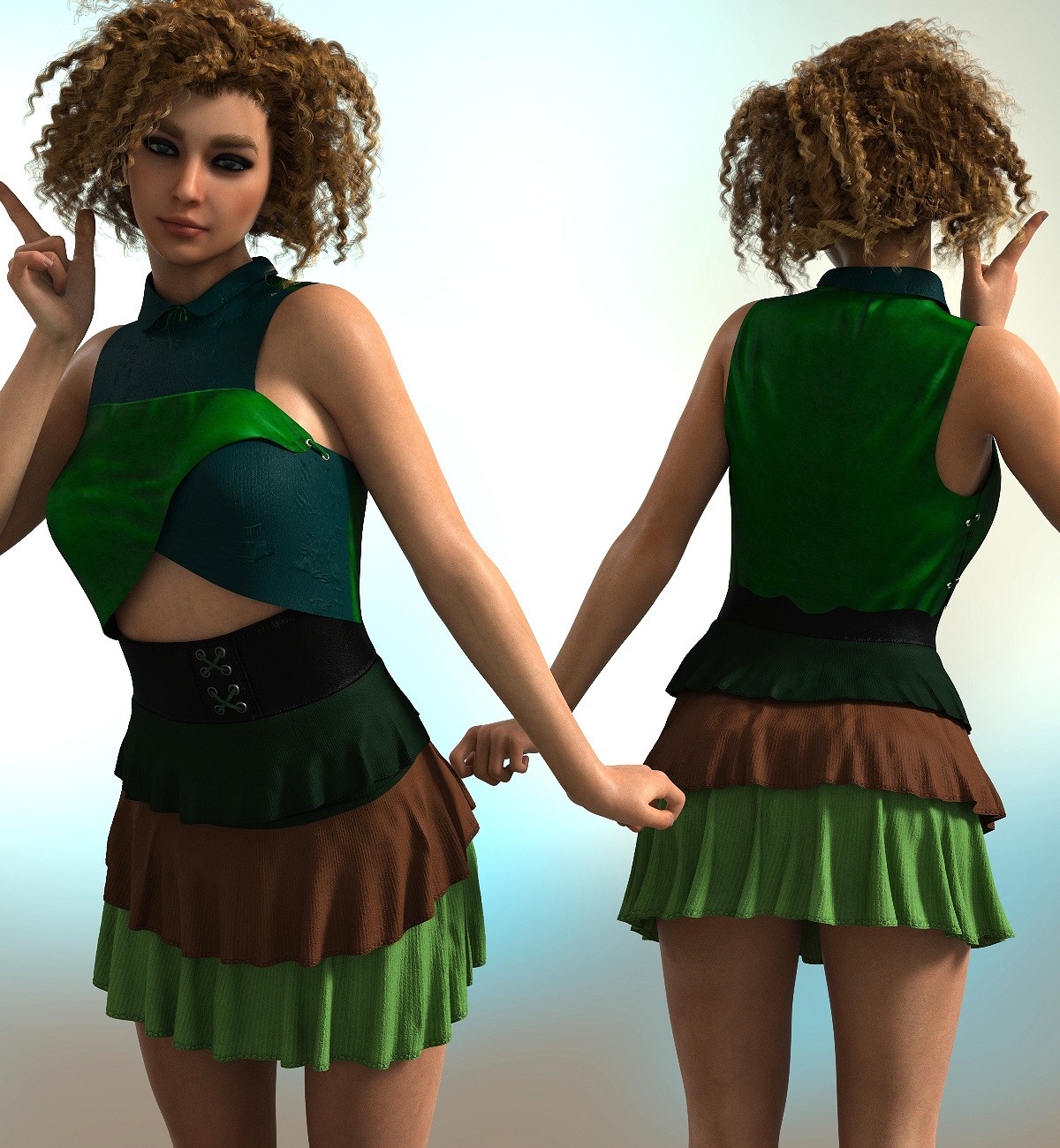 dForce Fashion Skirt Ally G8F by N/A