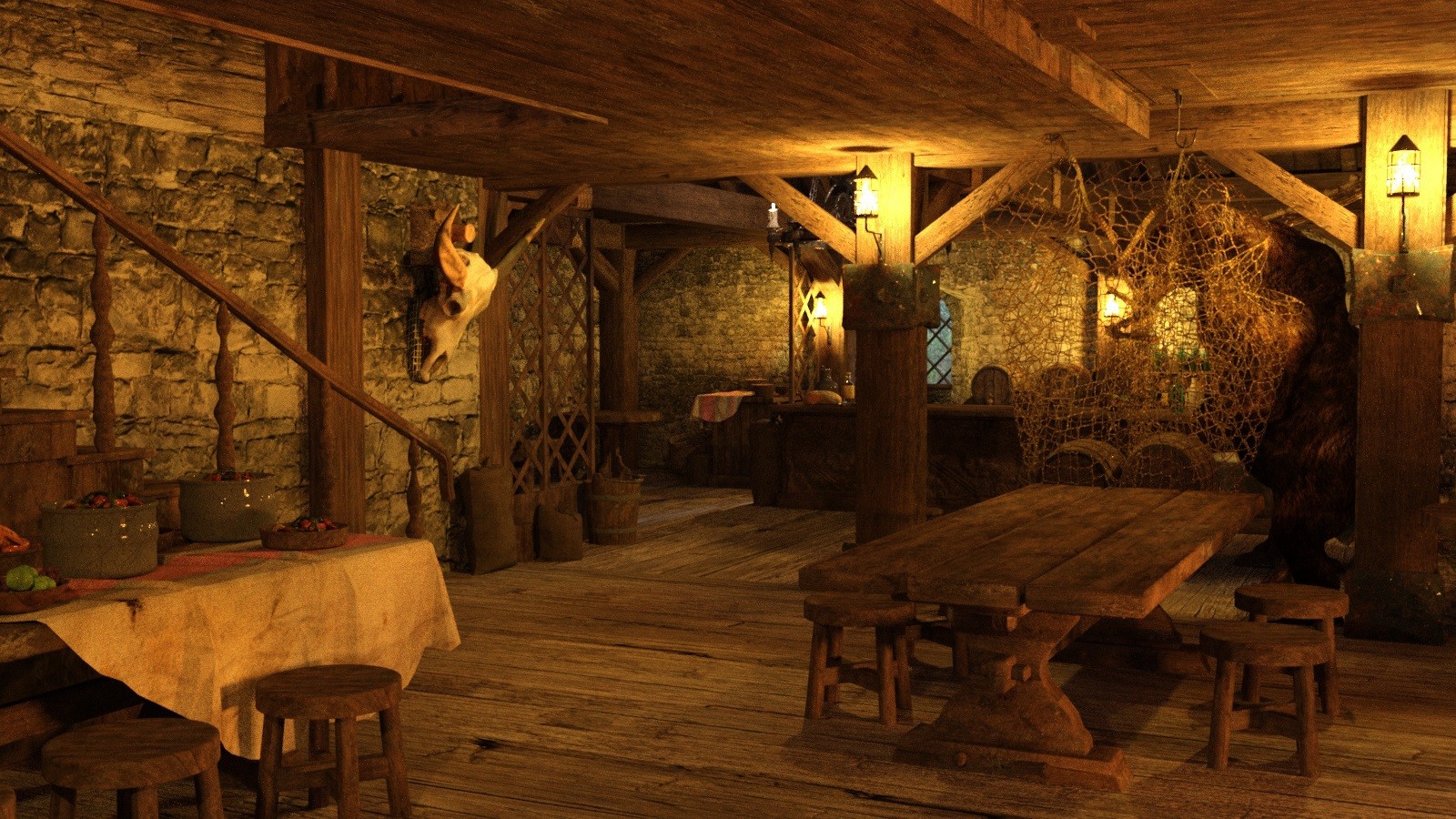 Medieval Tavern for DAZ by N/A