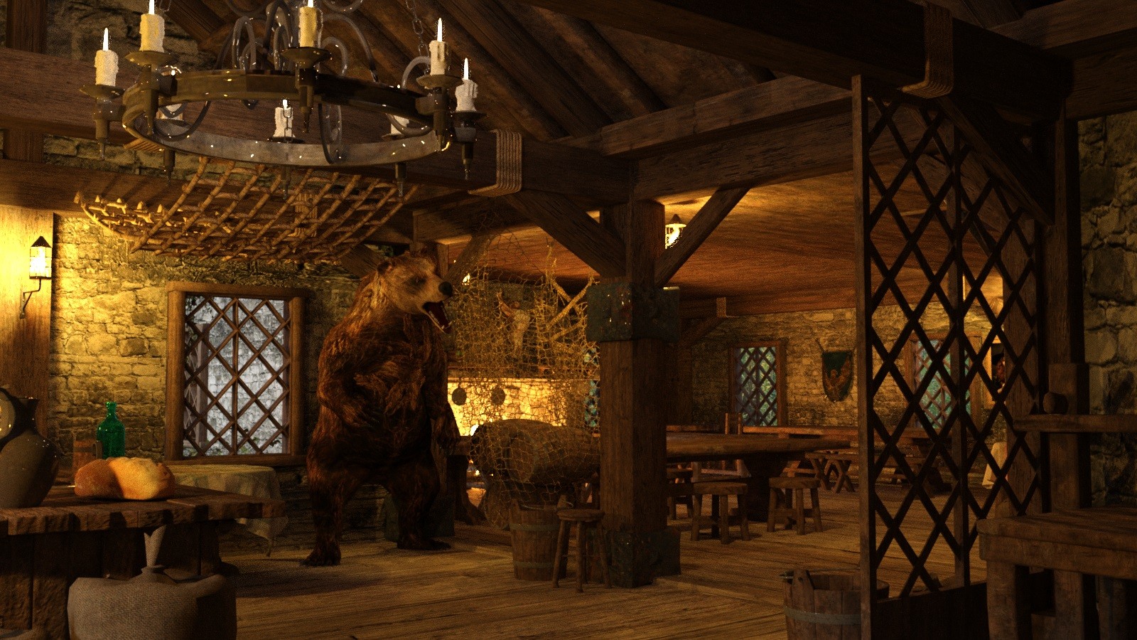 Medieval Tavern for DAZ by N/A