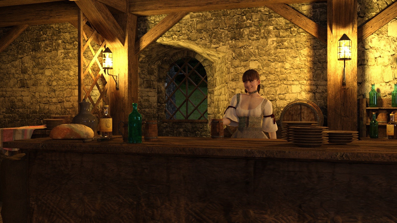 Medieval Tavern for DAZ by N/A