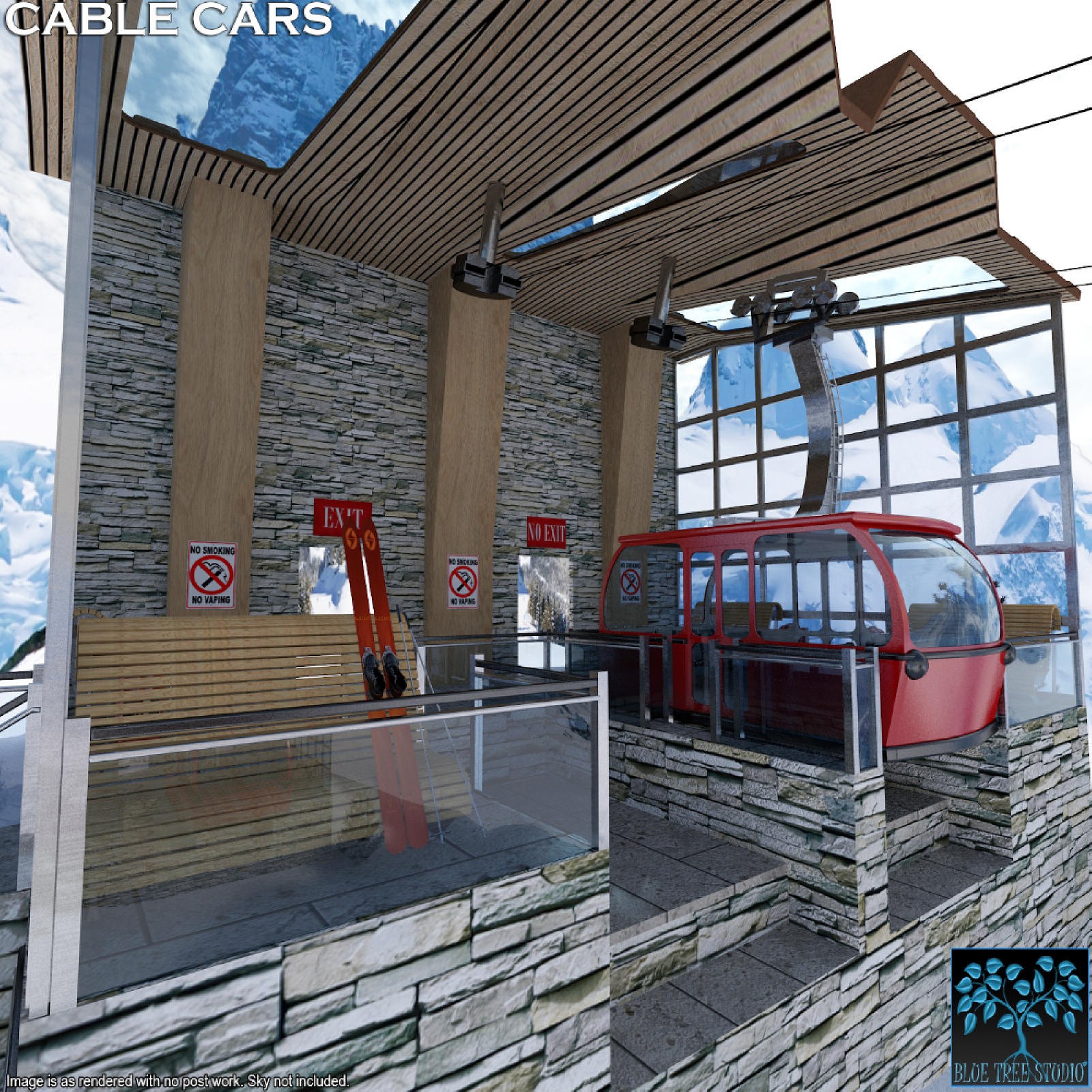Cable Cars for Poser by N/A