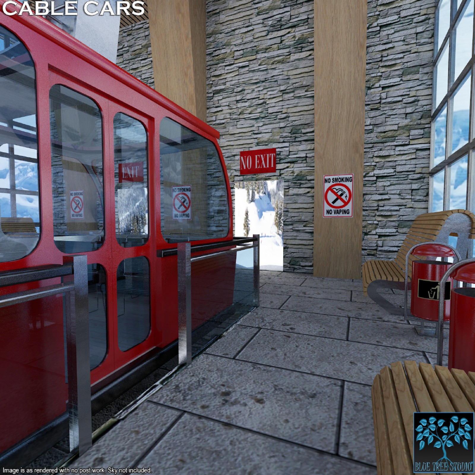 Cable Cars for Poser by N/A