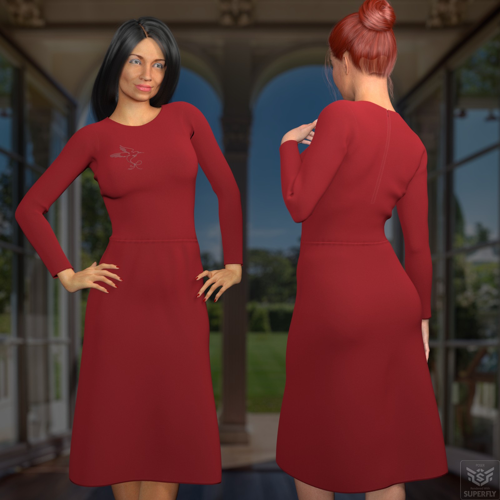 Gillen Dress for LaFemme and more by N/A