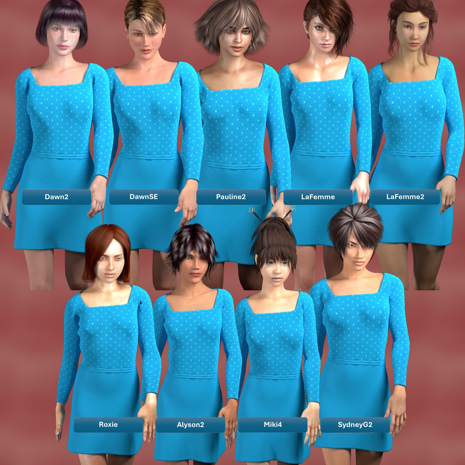 Gillen Dress for LaFemme and more by N/A