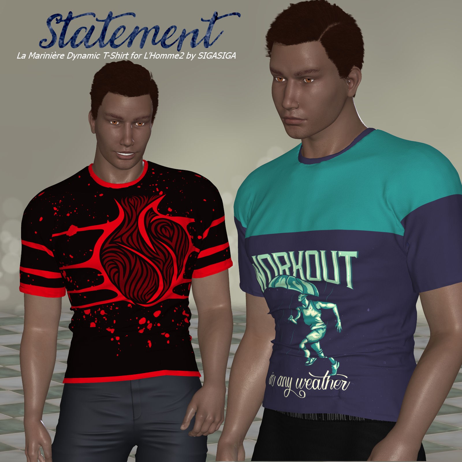 DA-Statement for La Marinière Dynamic T-Shirt by N/A