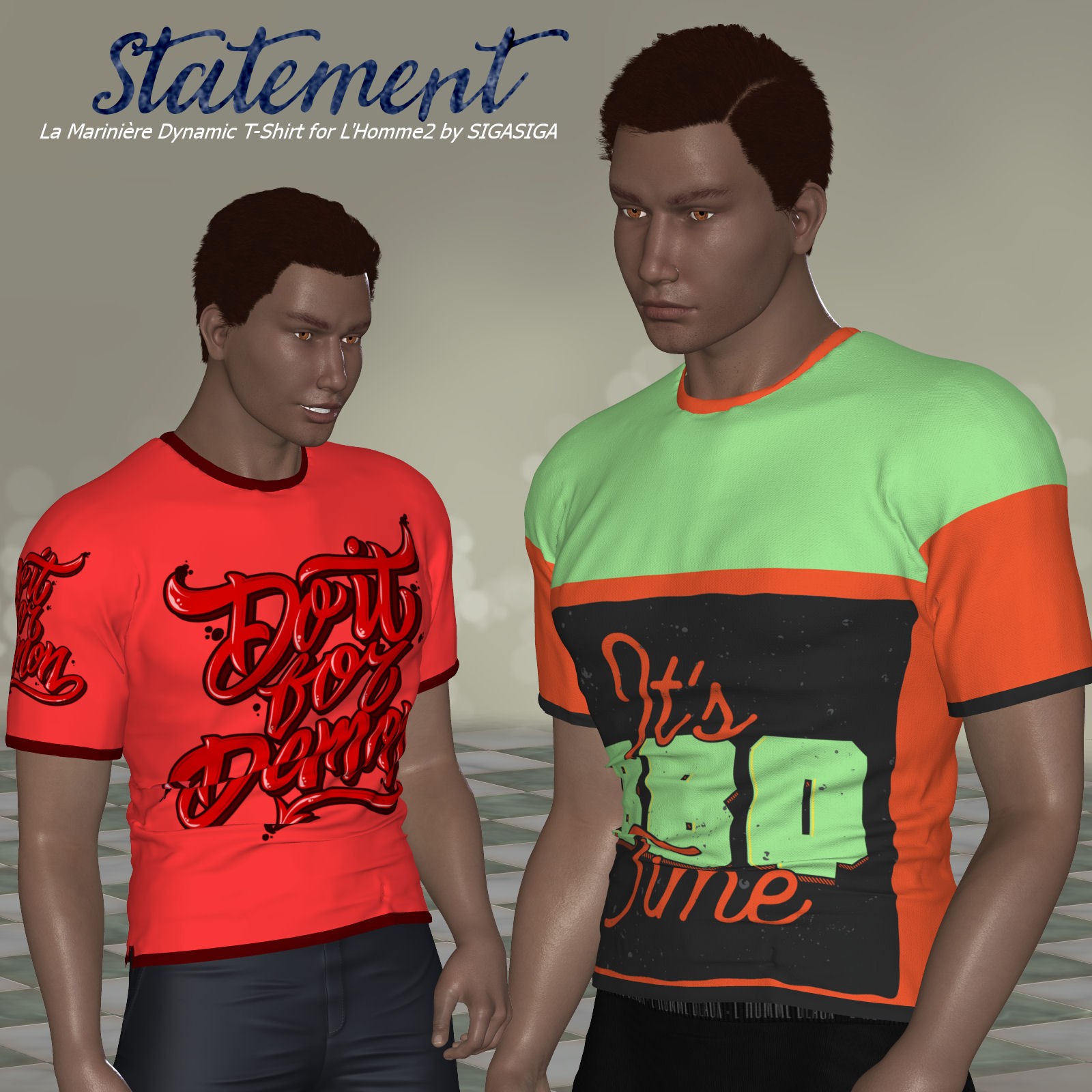 DA-Statement for La Marinière Dynamic T-Shirt by N/A