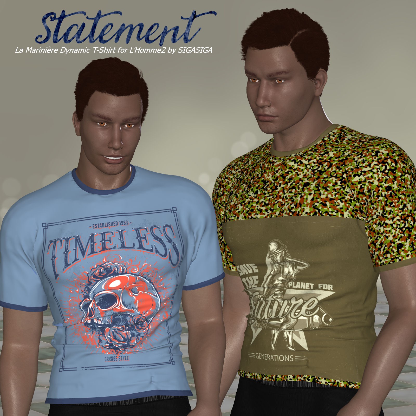 DA-Statement for La Marinière Dynamic T-Shirt by N/A