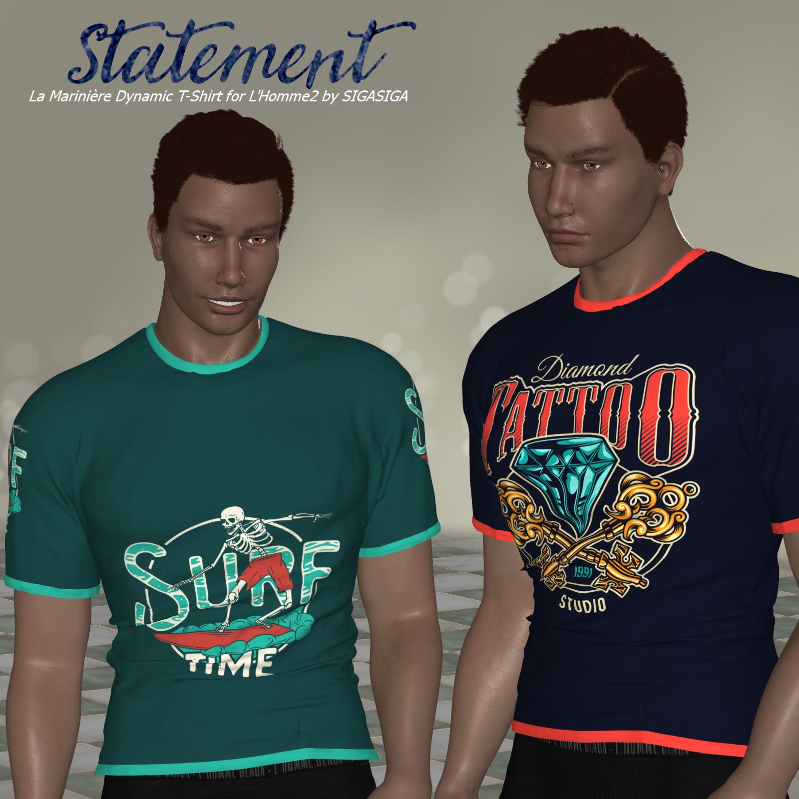 DA-Statement for La Marinière Dynamic T-Shirt by N/A