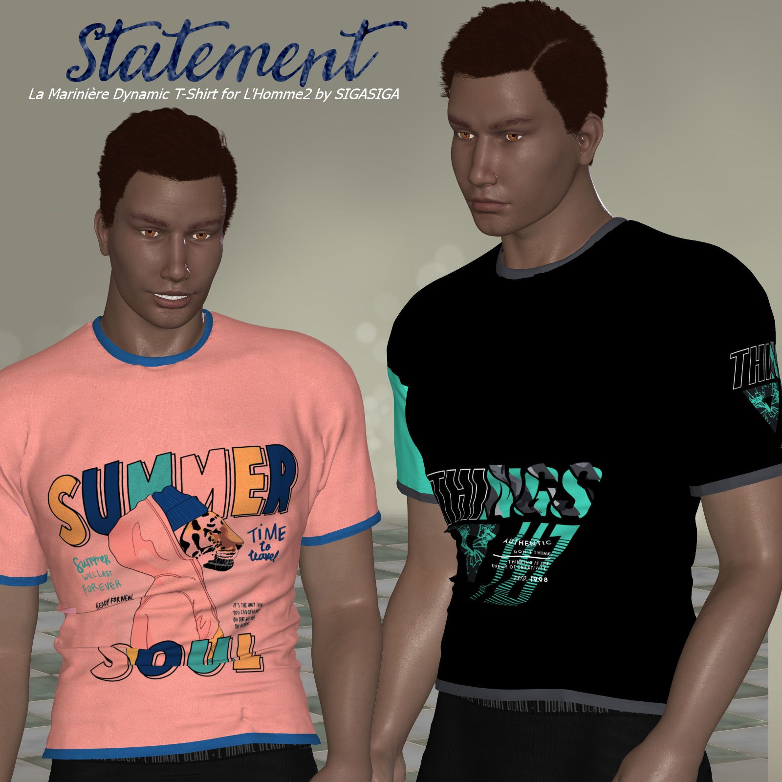 DA-Statement for La Marinière Dynamic T-Shirt by N/A