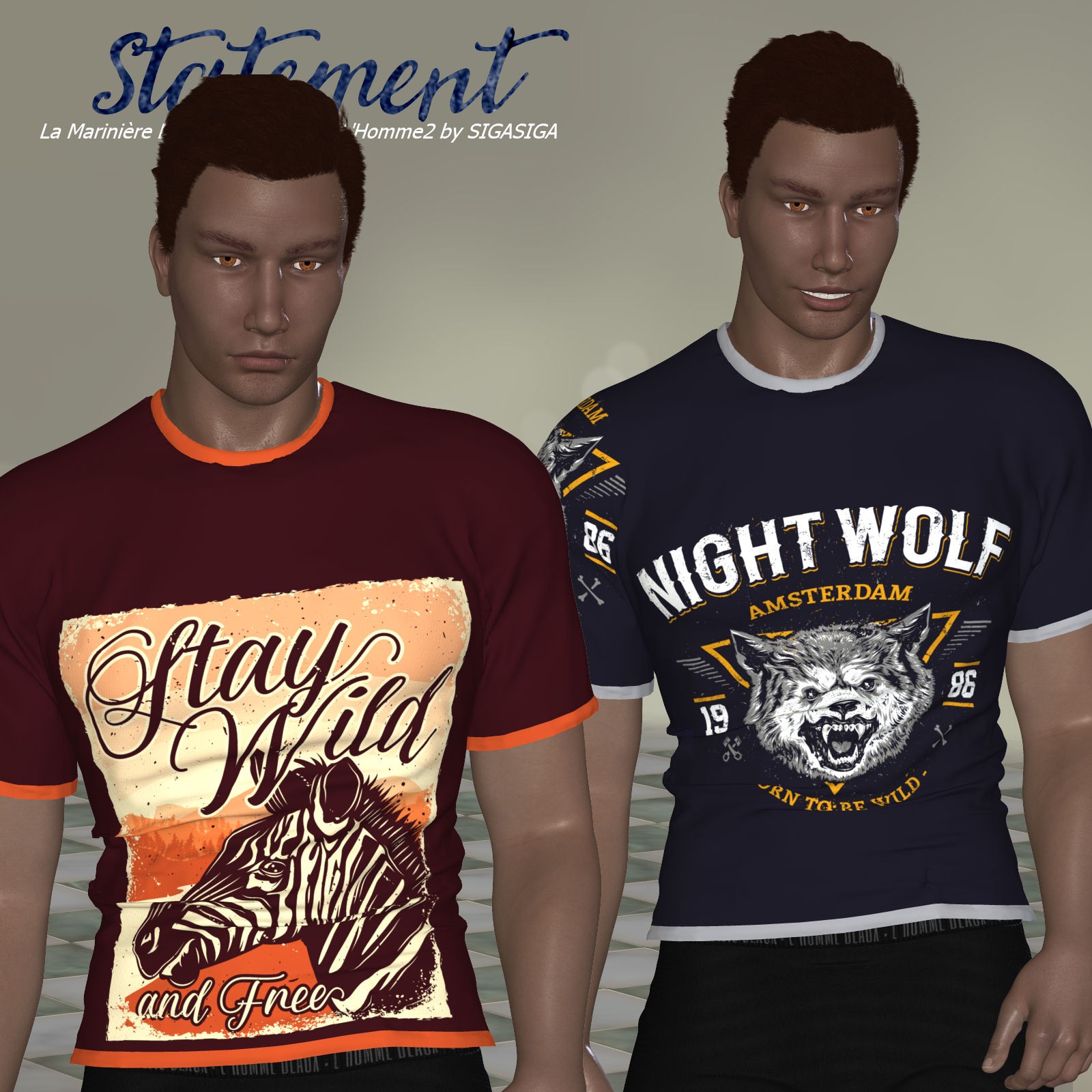DA-Statement for La Marinière Dynamic T-Shirt by N/A
