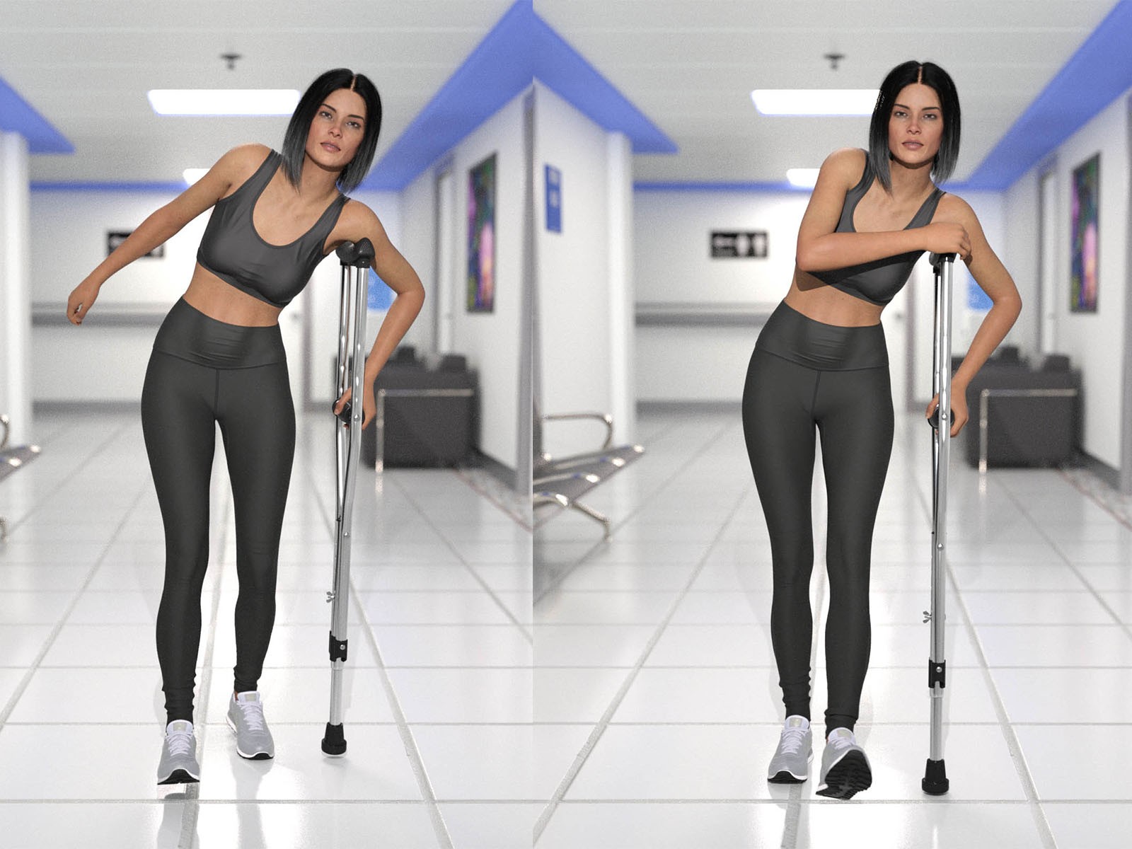 Csr - Crutch Poses by N/A