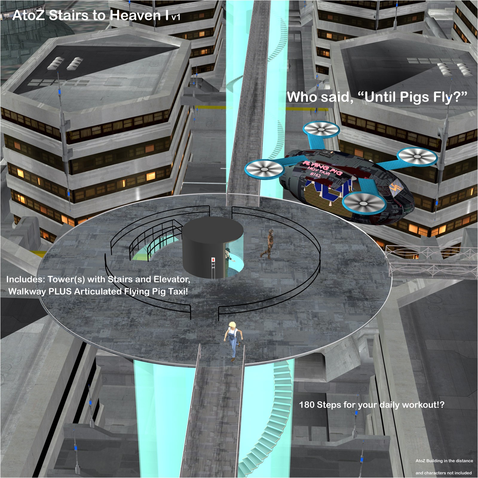 AtoZ Geeble Stairs To Heaven I v1 by N/A