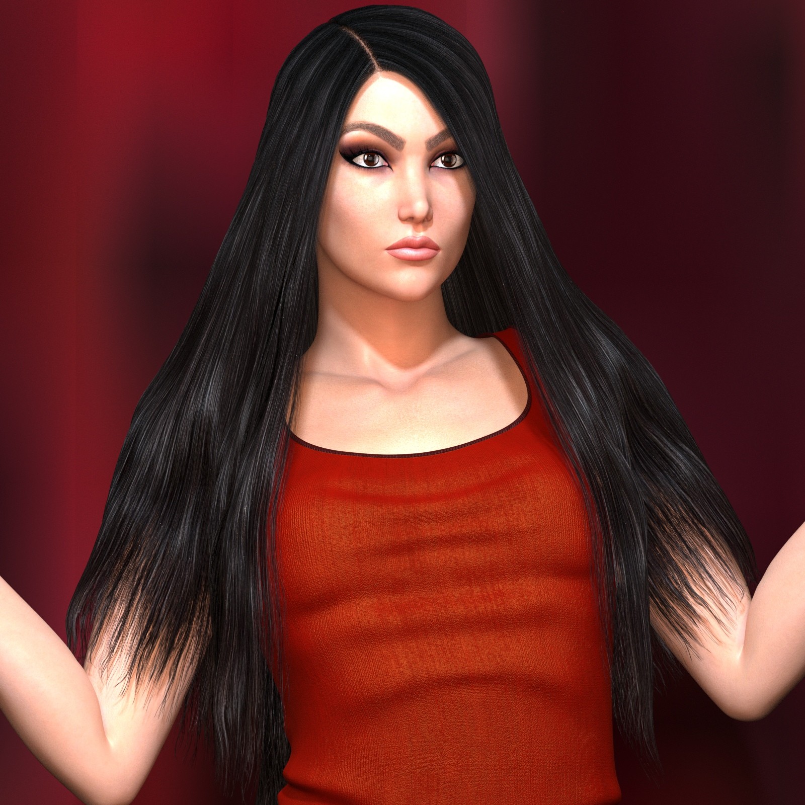 Dreamy Long Hair by N/A