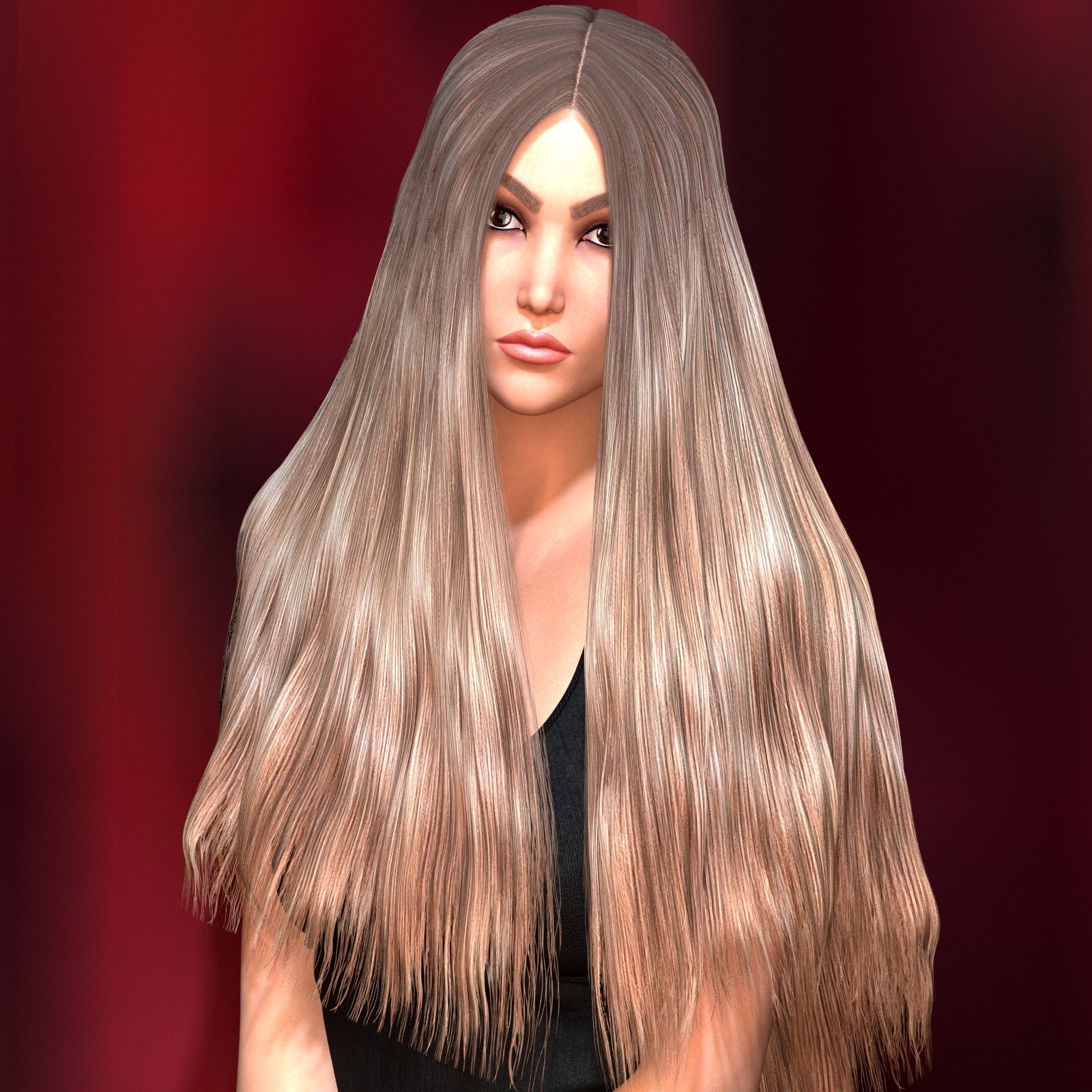 Dreamy Long Hair by N/A