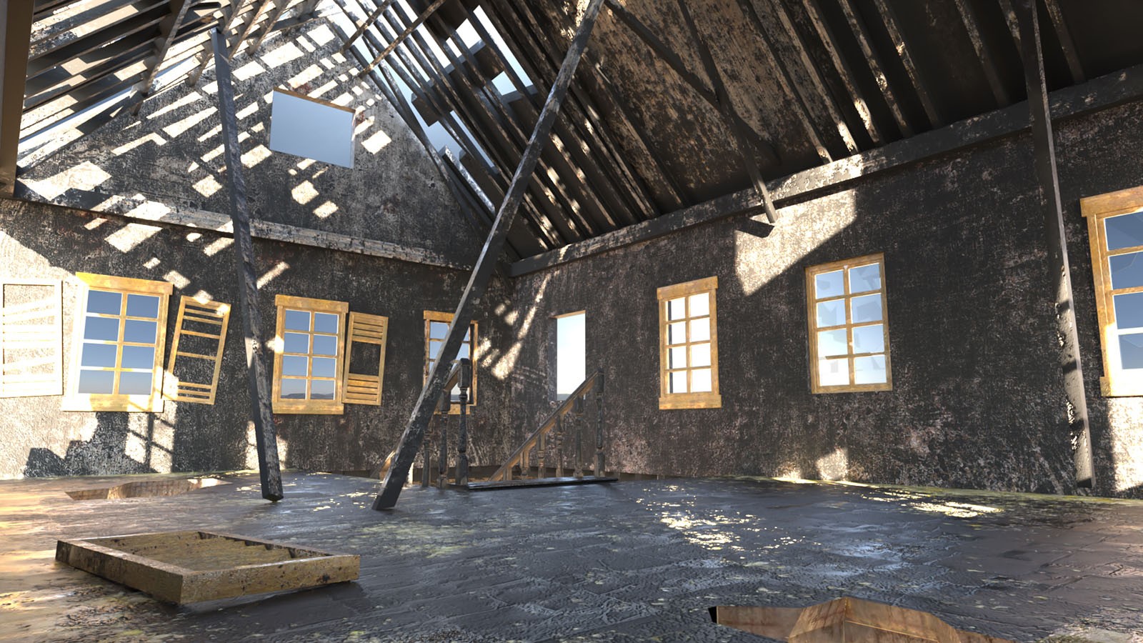 Burned House Up by N/A
