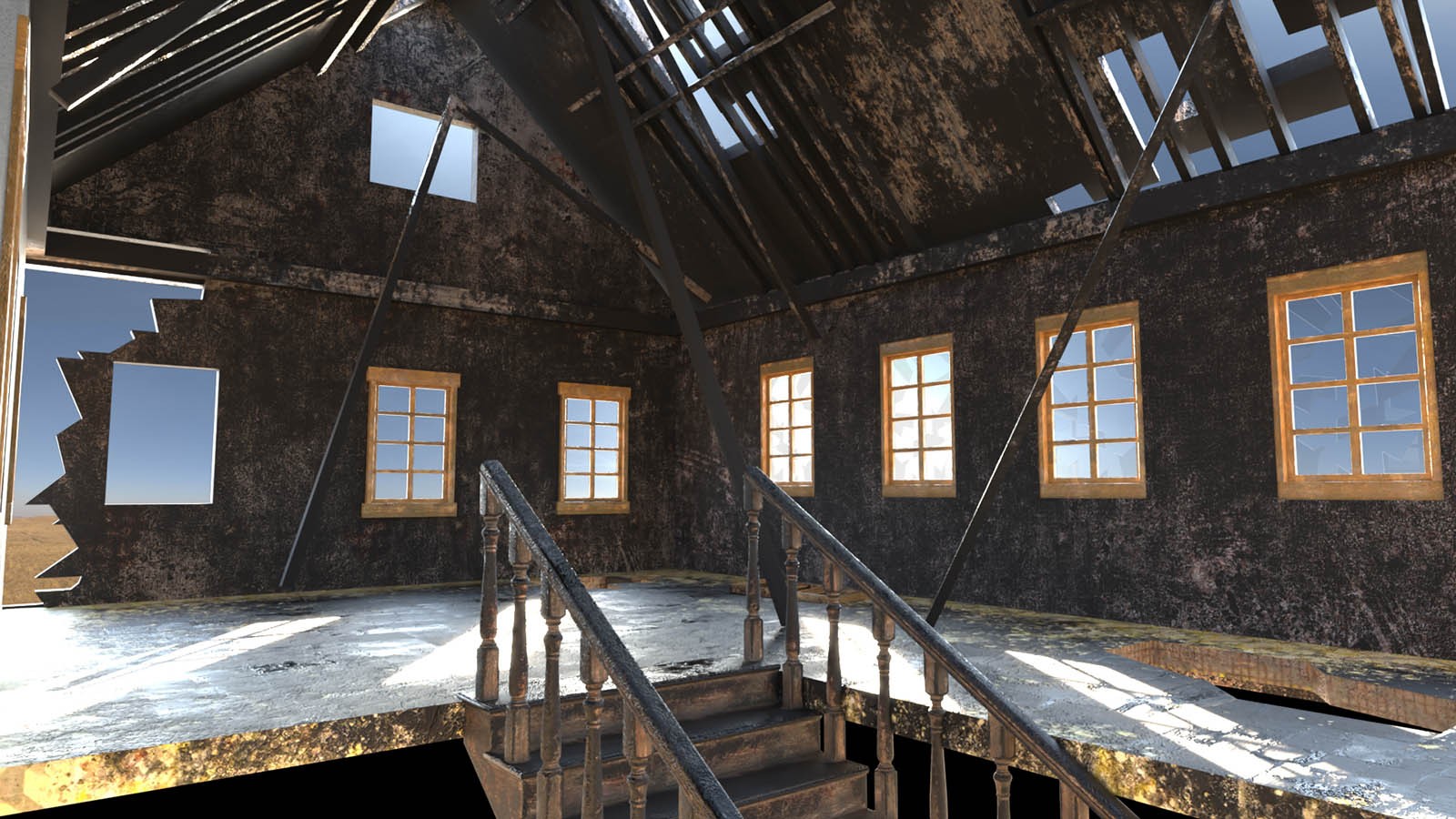 Burned House Up by N/A