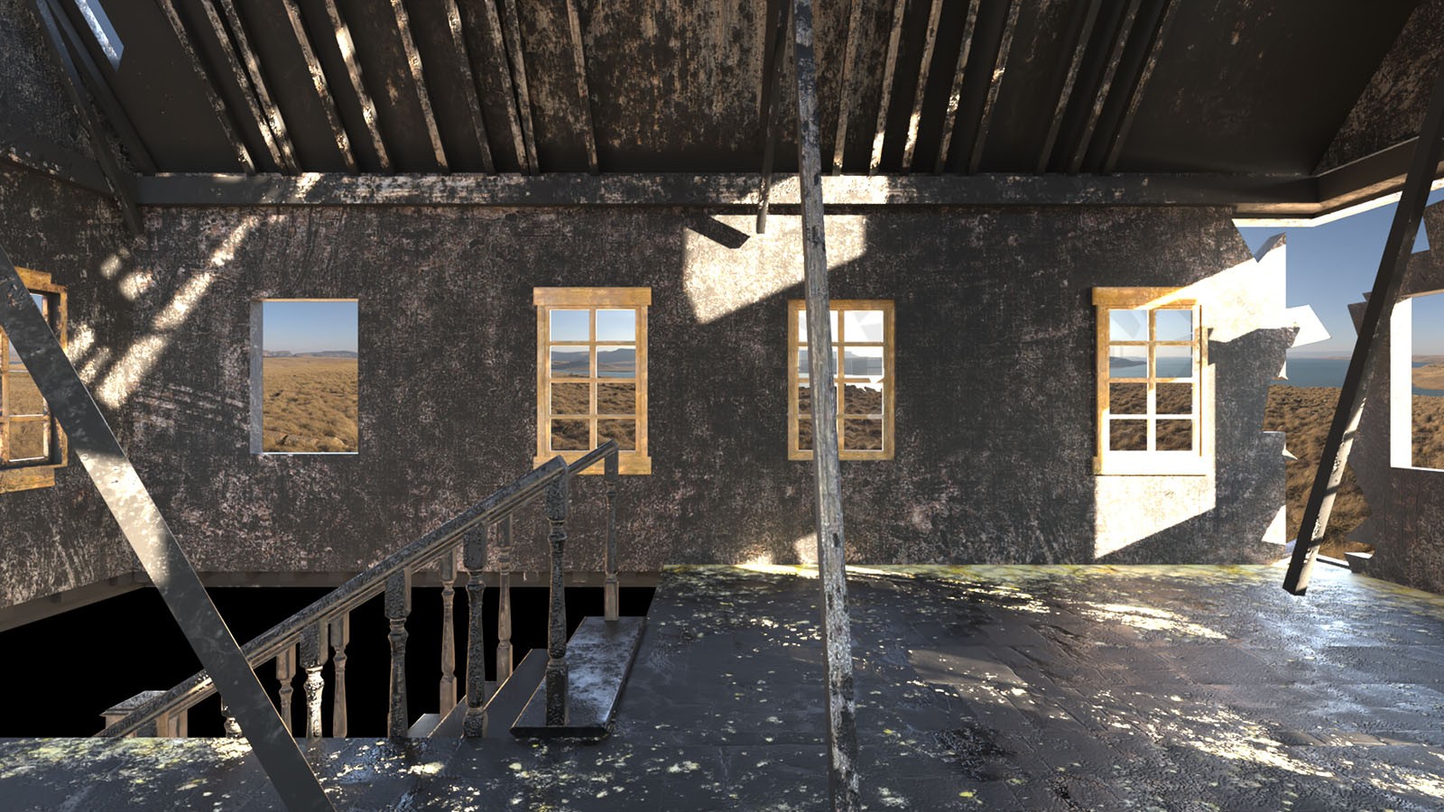 Burned House Up by N/A