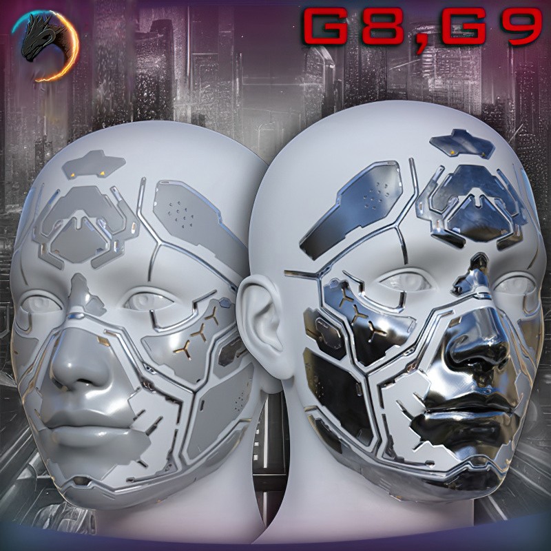 (TA) Roc Cyber Shell for Genesis 8, 8.1 Female and Male, Genesis9 by N/A