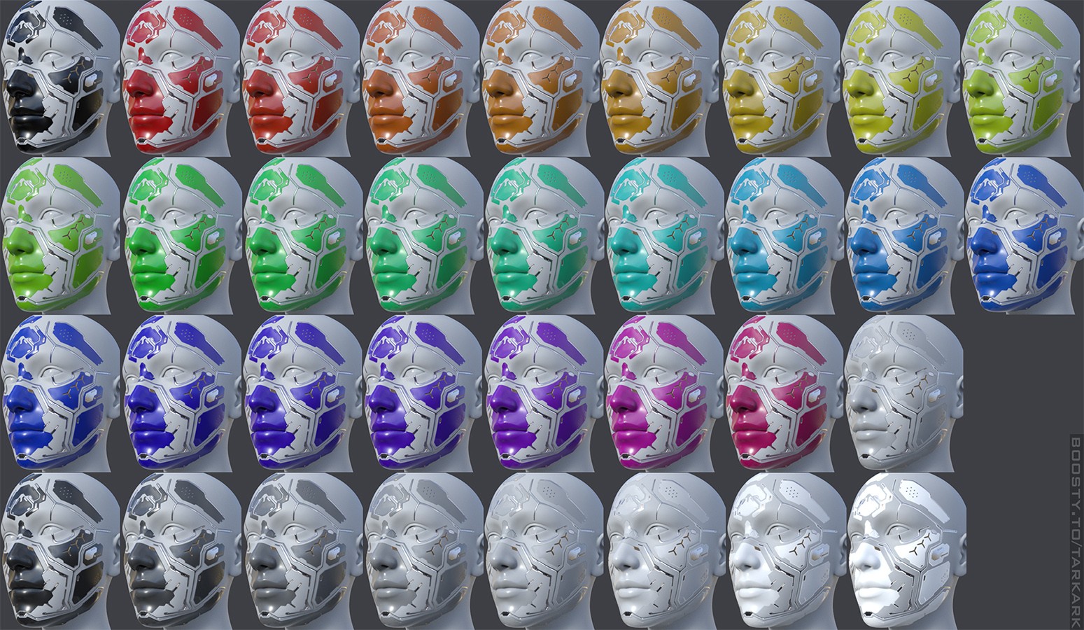(TA) Roc Cyber Shell for Genesis 8, 8.1 Female and Male, Genesis9 by N/A