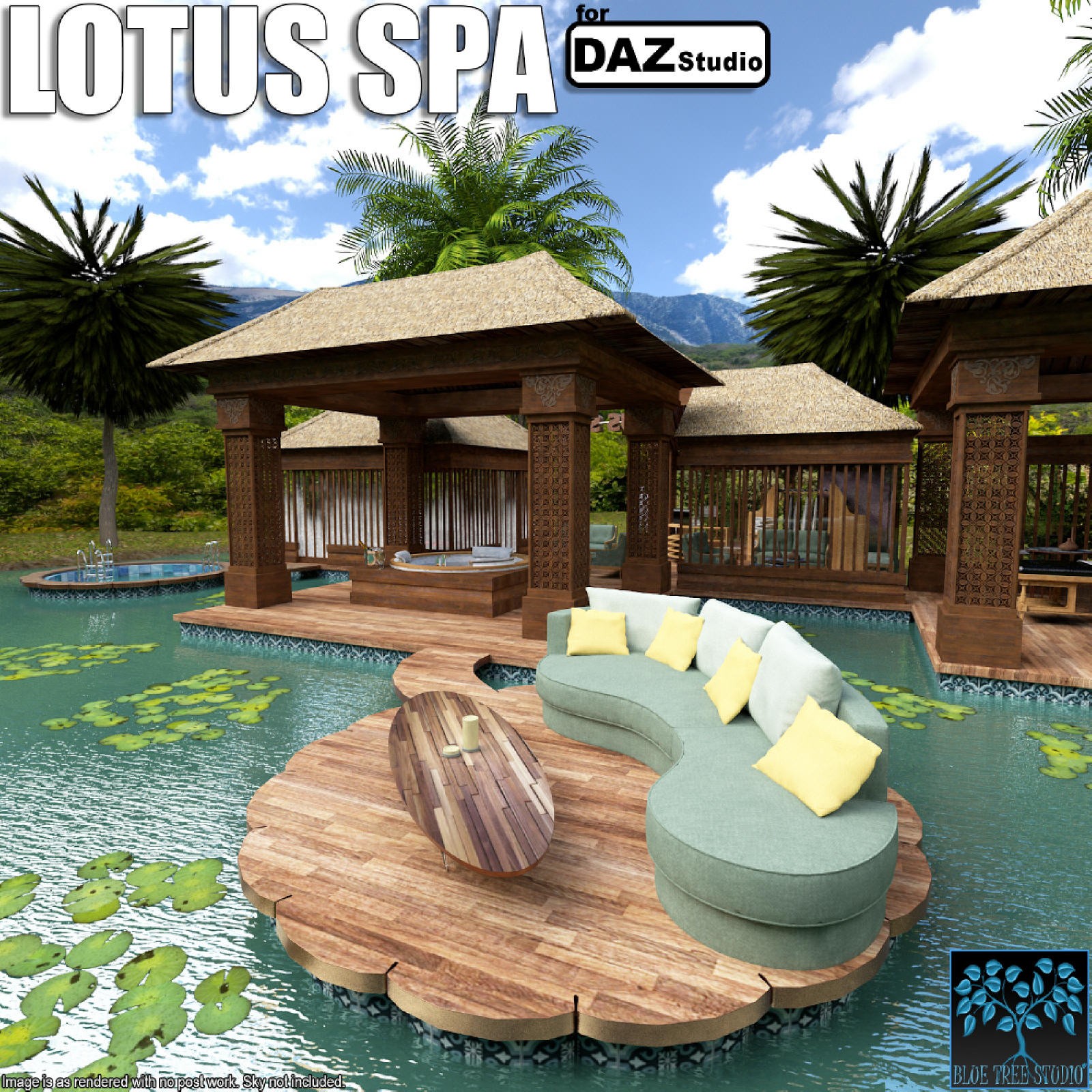 Lotus Spa for Daz Studio by N/A