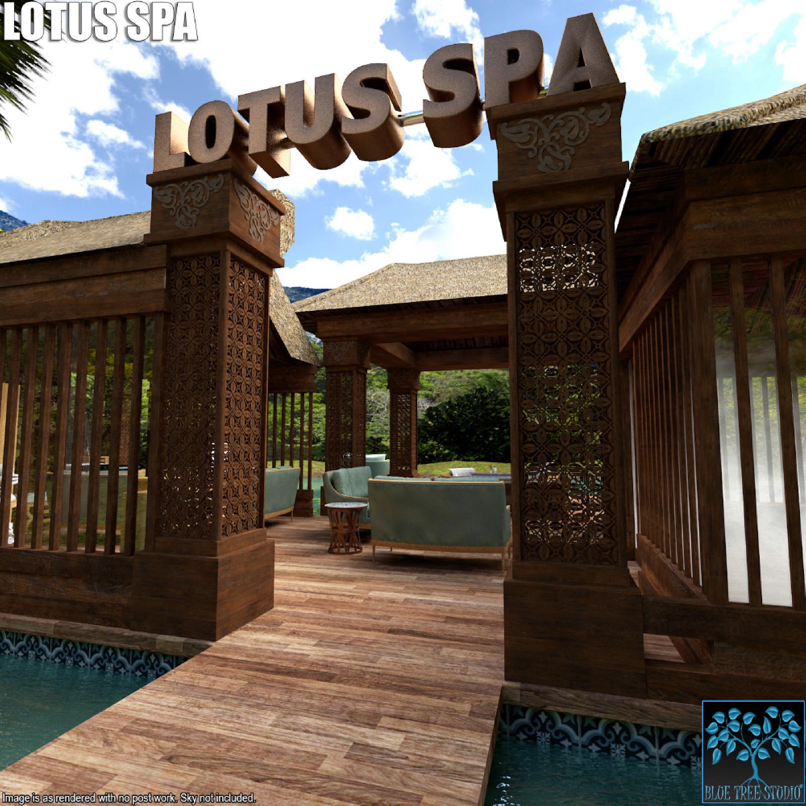 Lotus Spa for Daz Studio by N/A