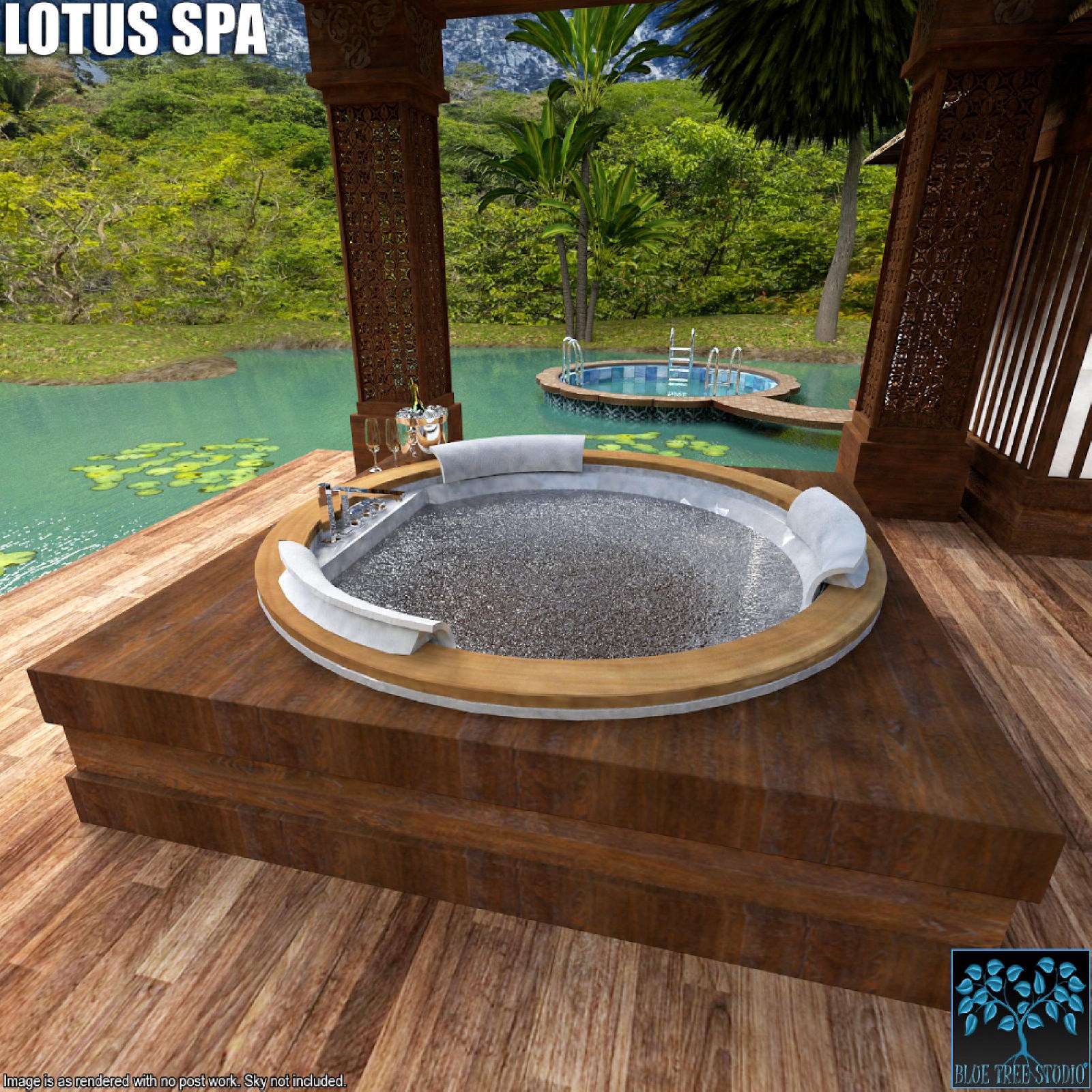 Lotus Spa for Daz Studio by N/A