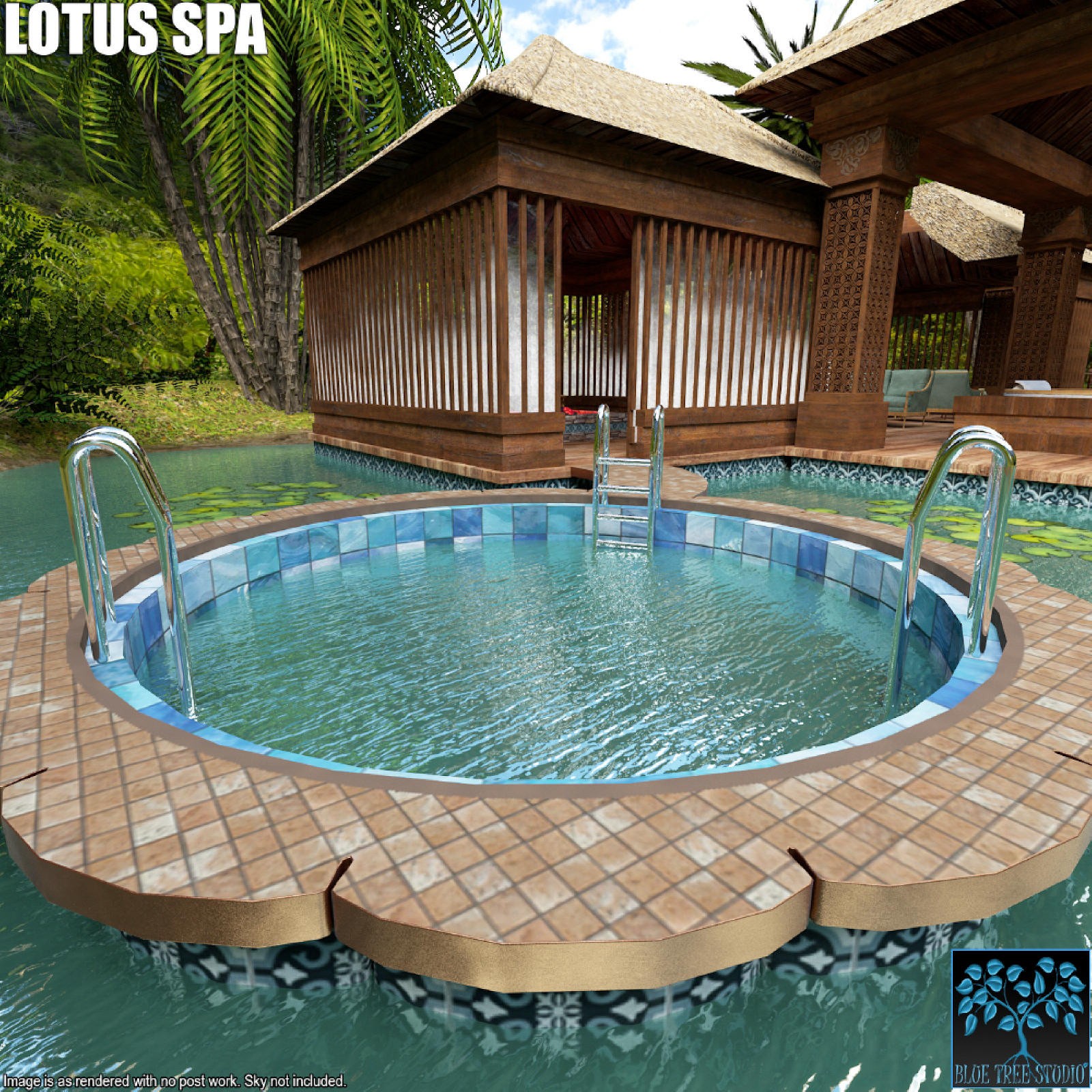 Lotus Spa for Daz Studio by N/A