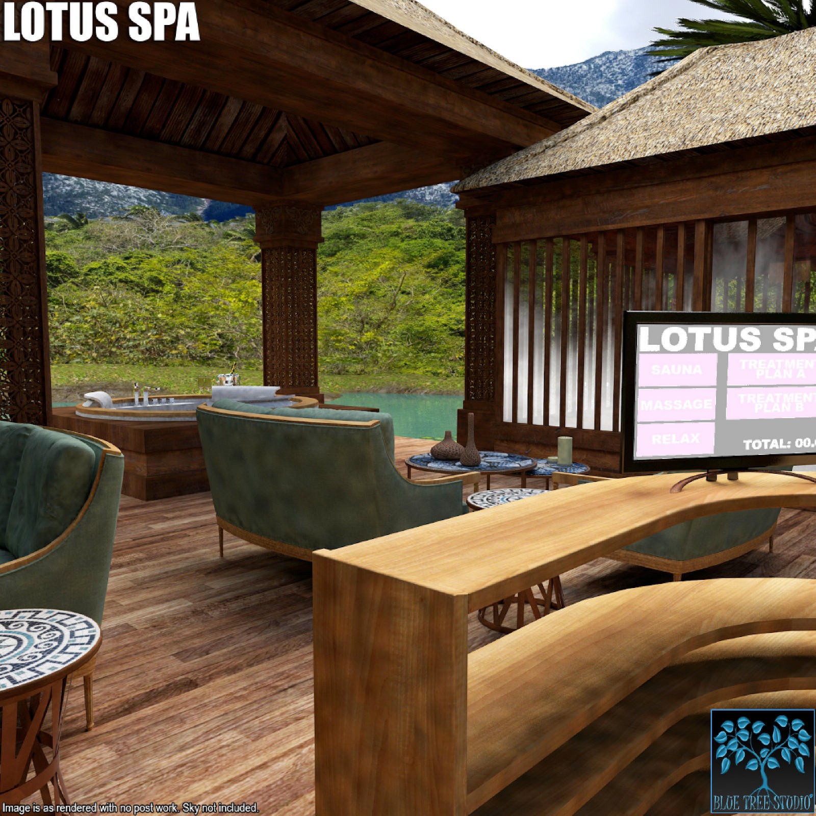 Lotus Spa for Daz Studio by N/A