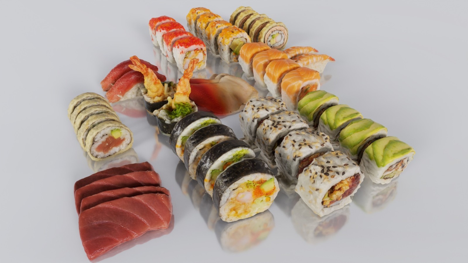 Sushi Assortment by N/A
