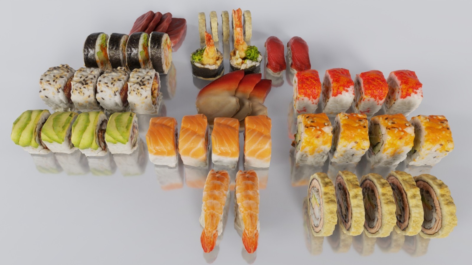 Sushi Assortment by N/A