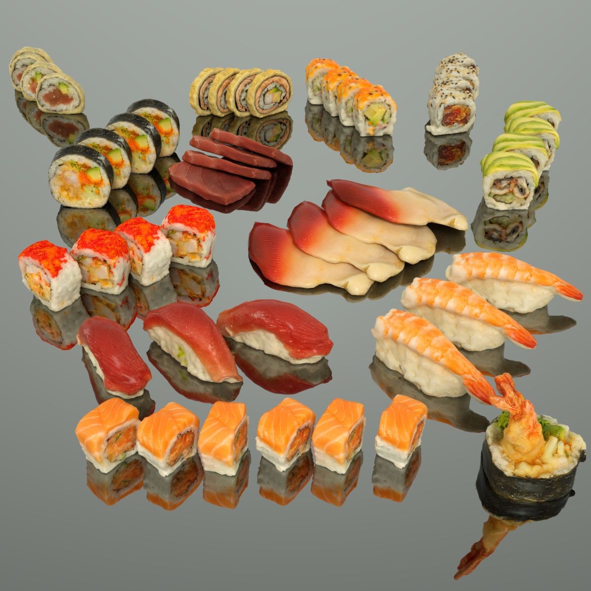 Sushi Assortment by N/A