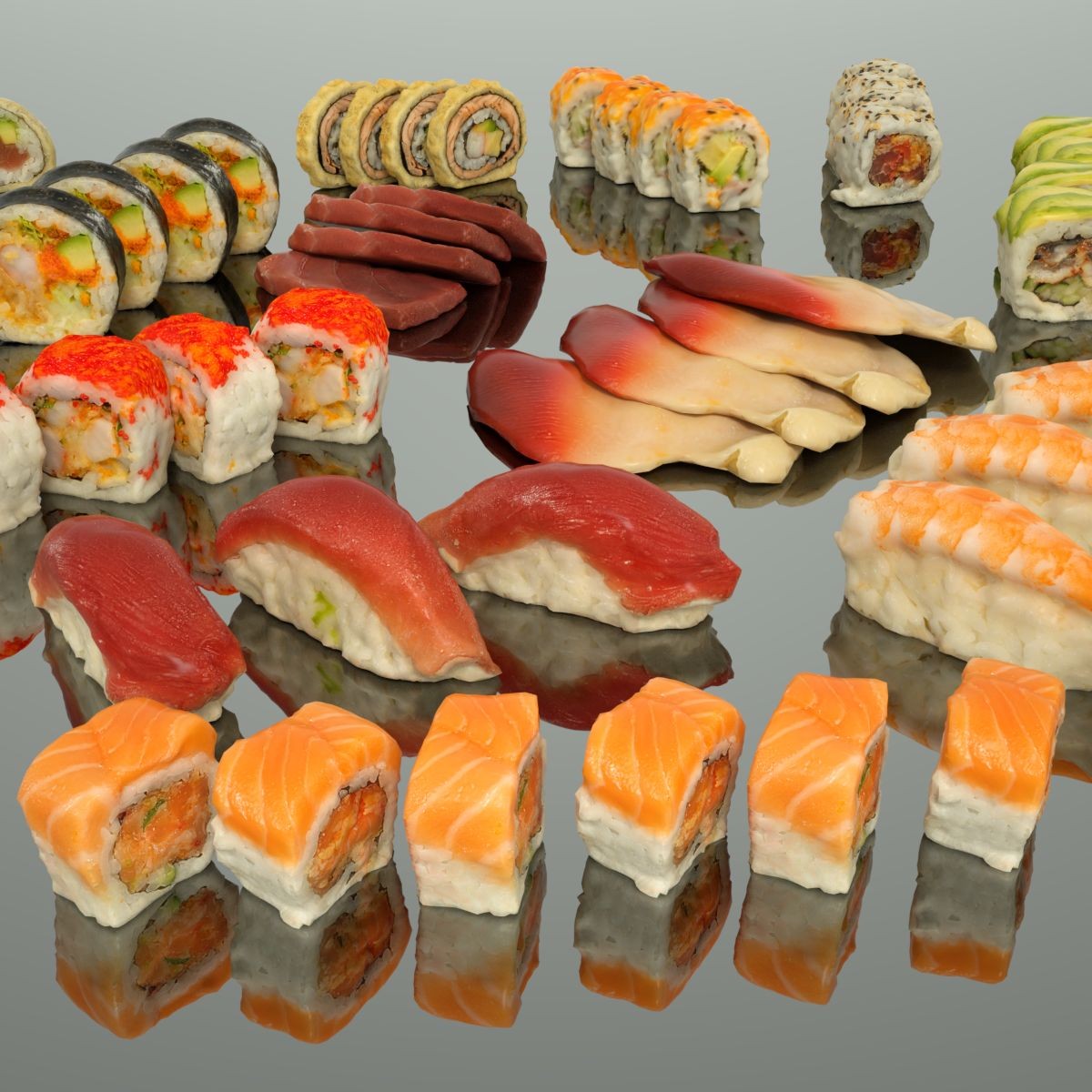 Sushi Assortment by N/A