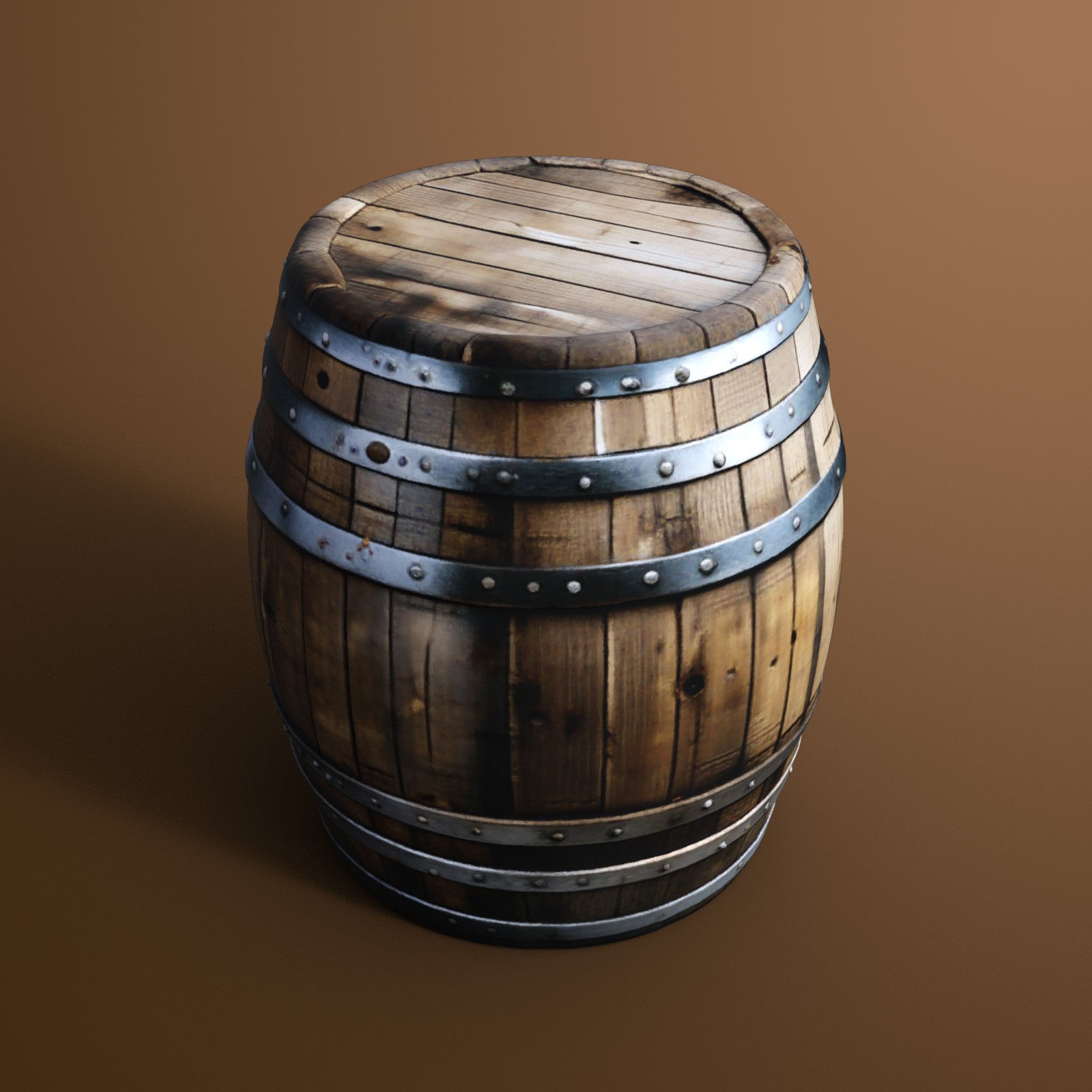 Wooden Barrels 1 by N/A