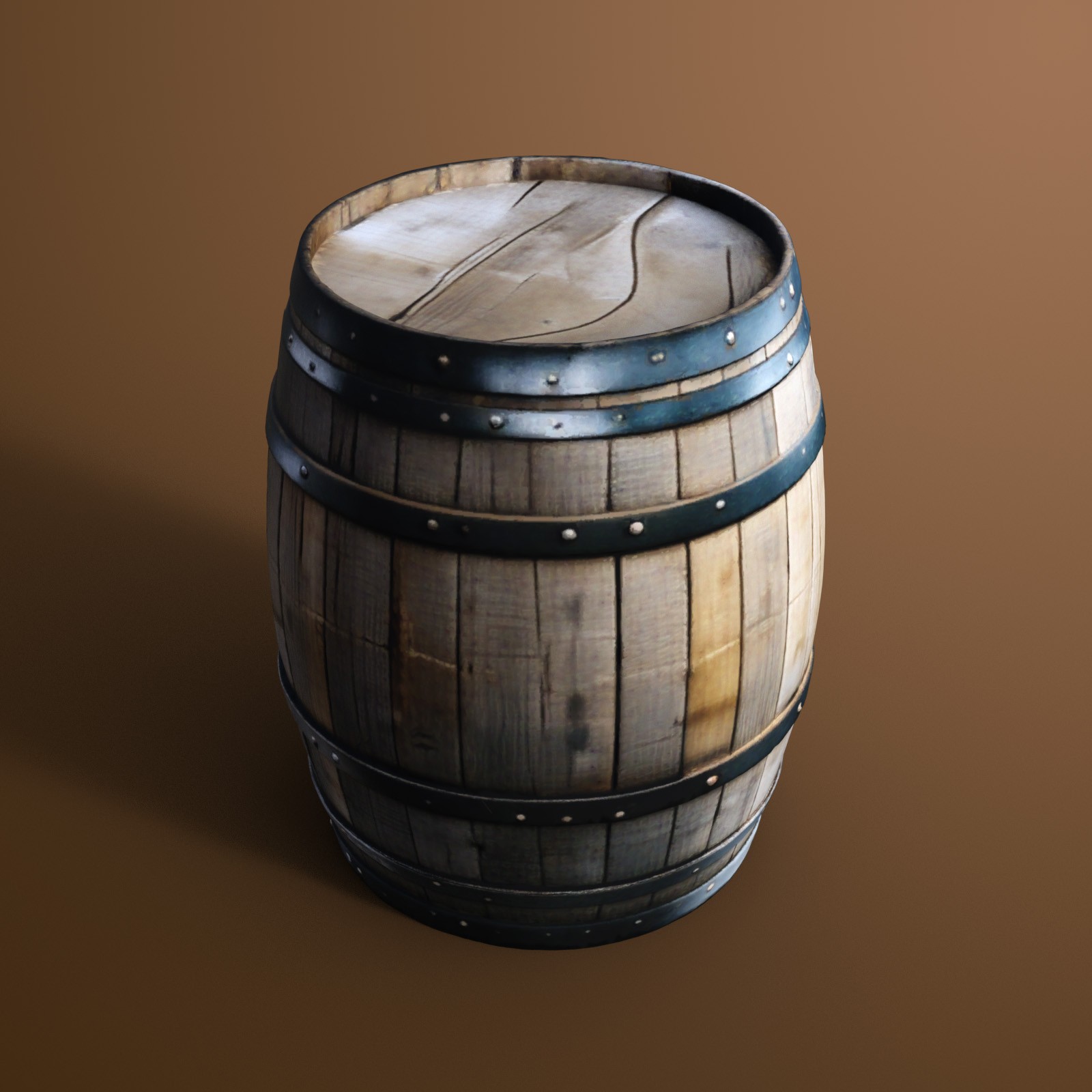 Wooden Barrels 1 by N/A