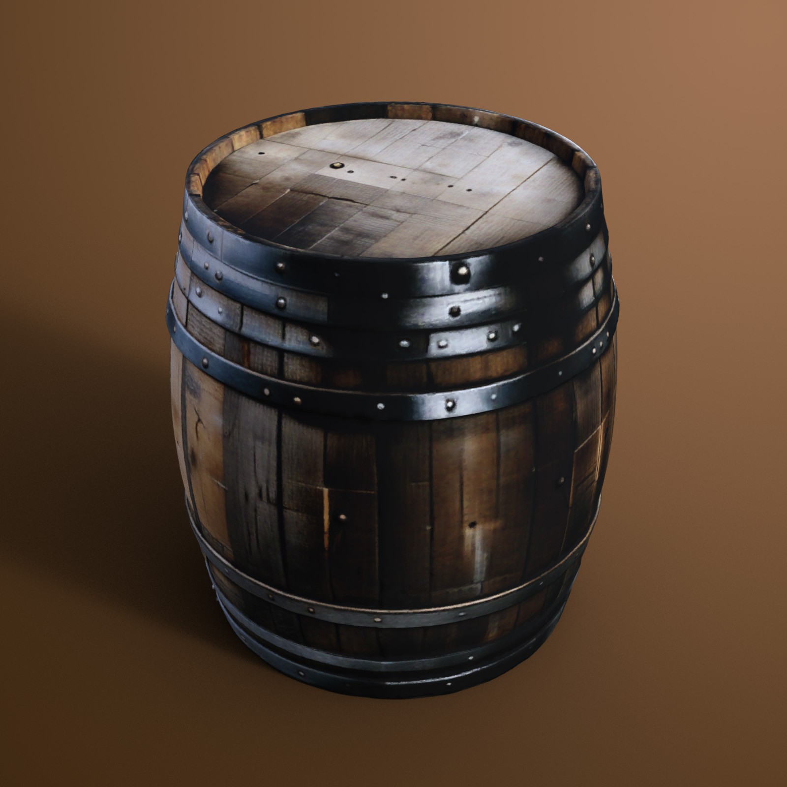 Wooden Barrels 1 by N/A