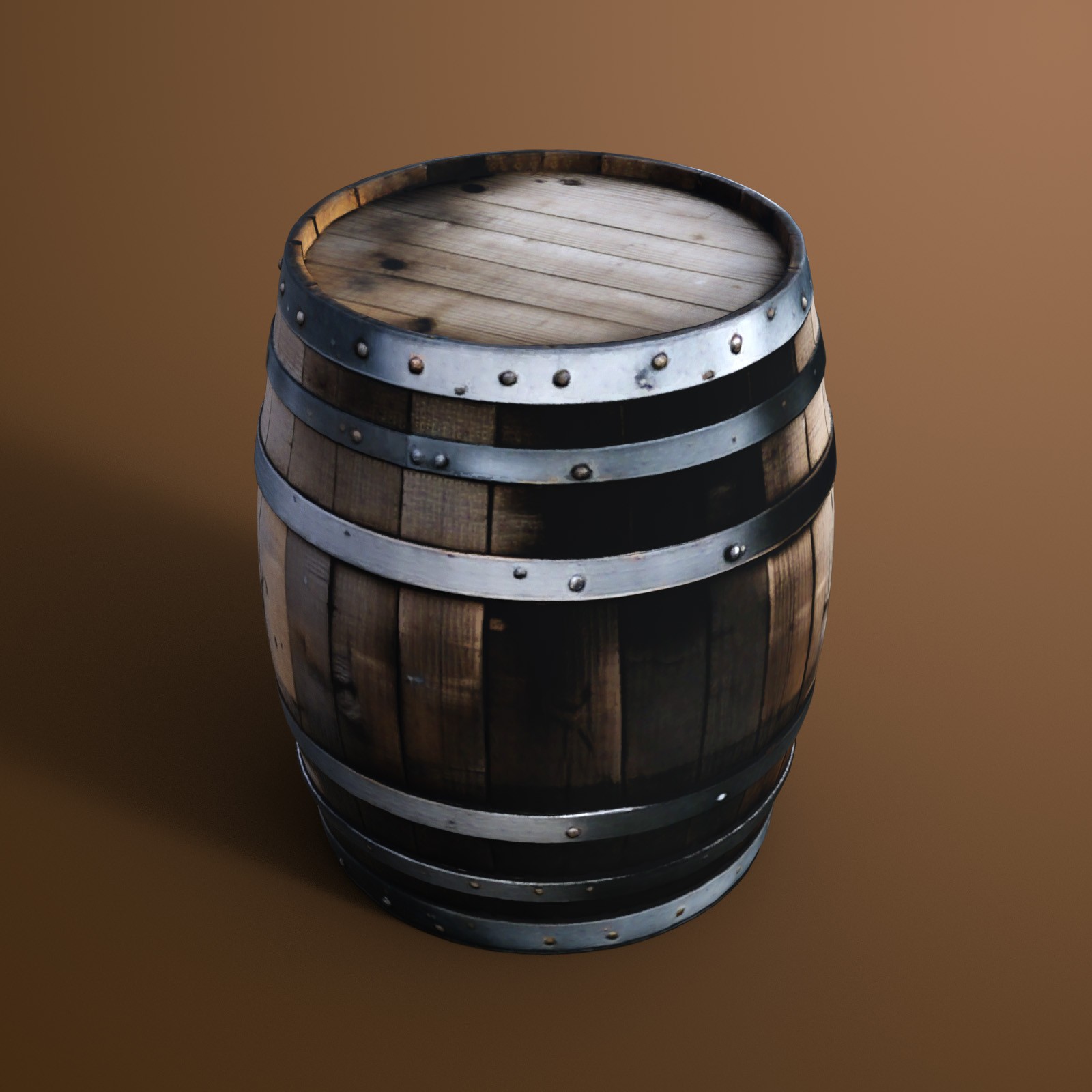 Wooden Barrels 1 by N/A