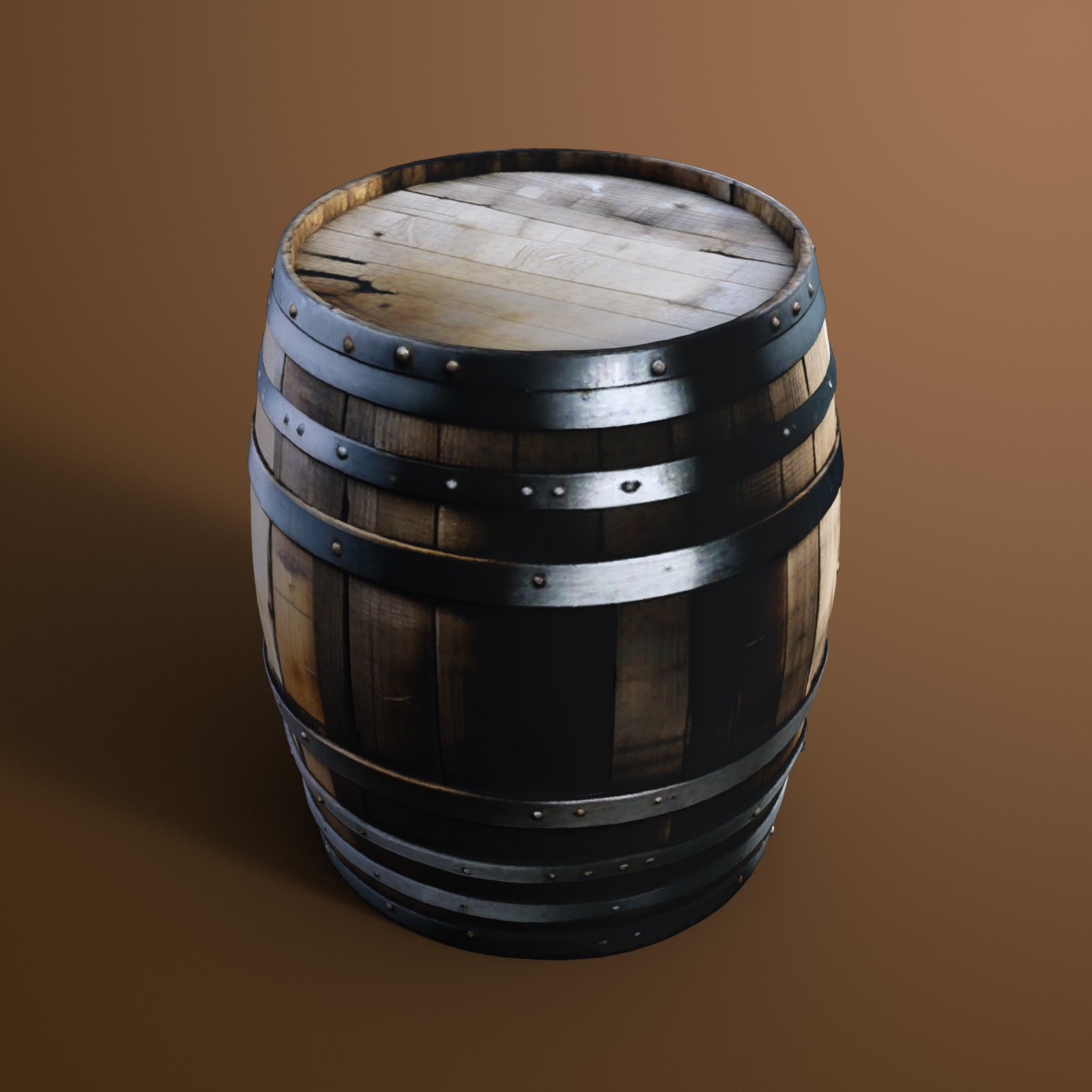 Wooden Barrels 1 by N/A