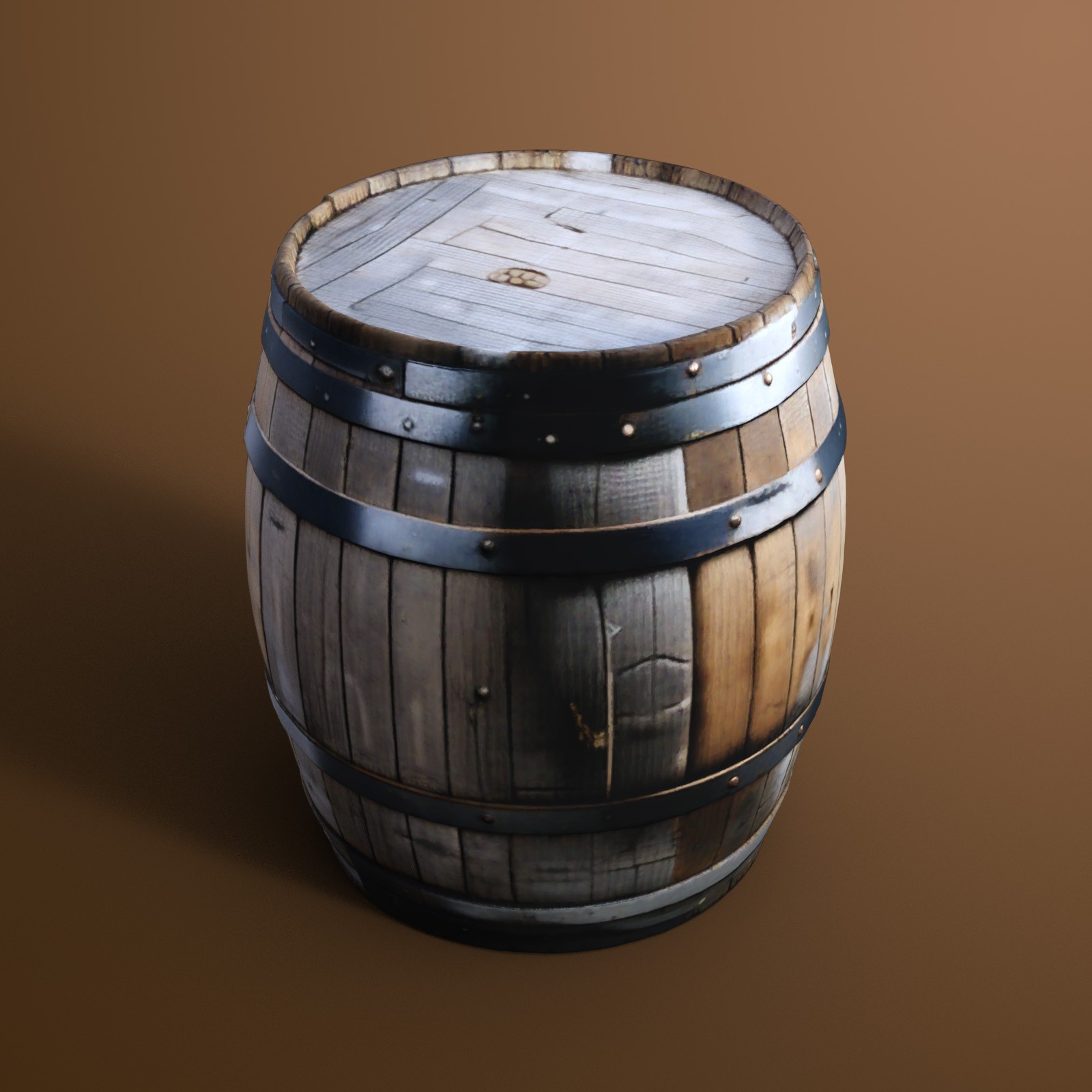 Wooden Barrels 1 by N/A