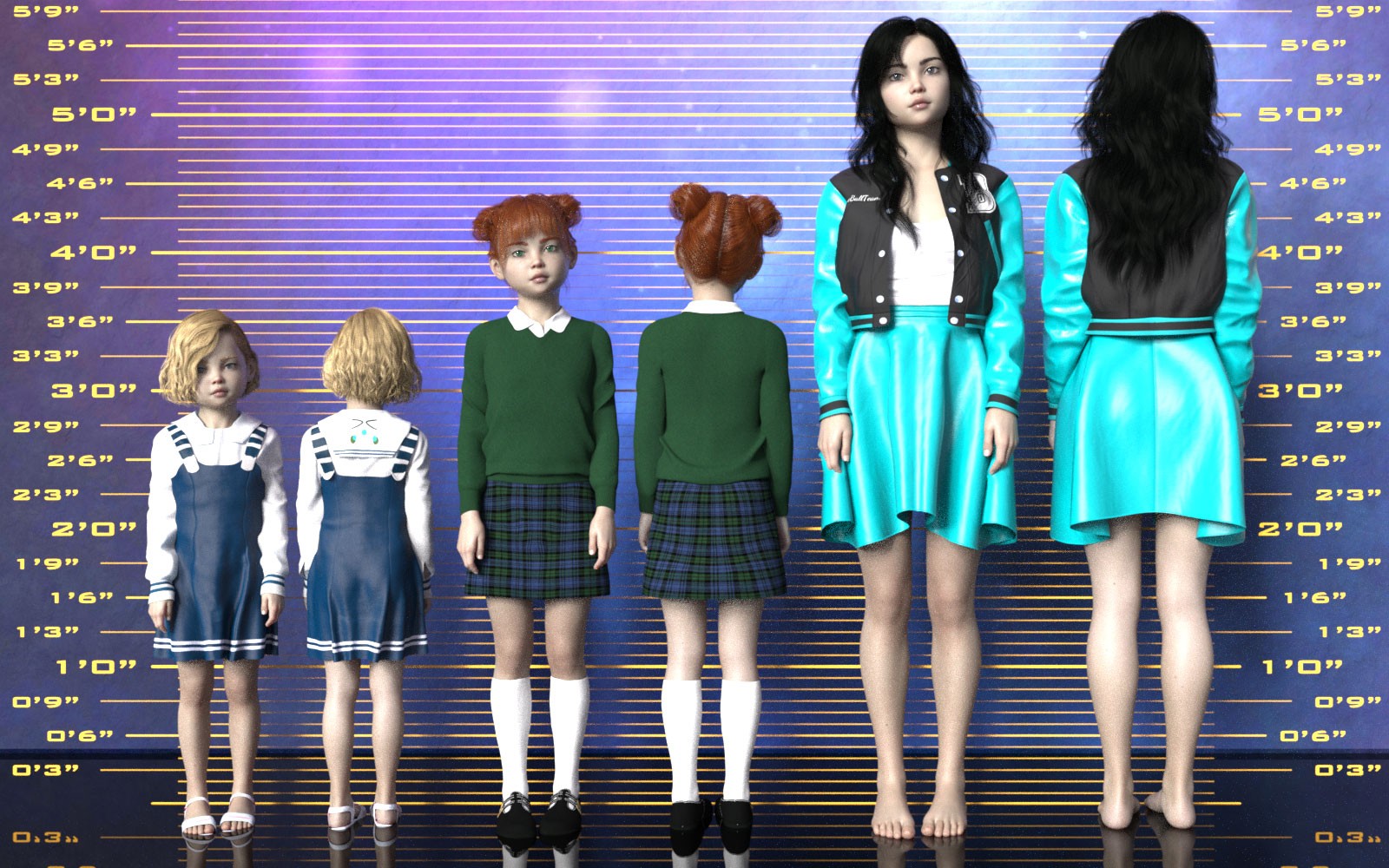 3DL Lil Destiny For Genesis 8 Females by N/A