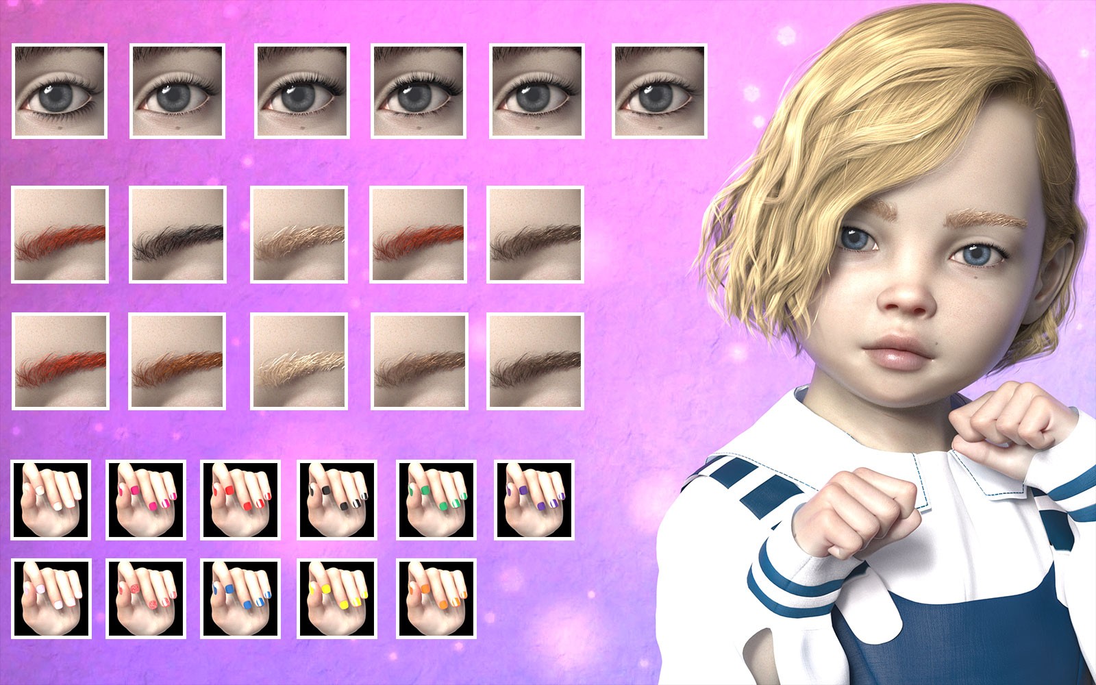 3DL Lil Destiny For Genesis 8 Females by N/A
