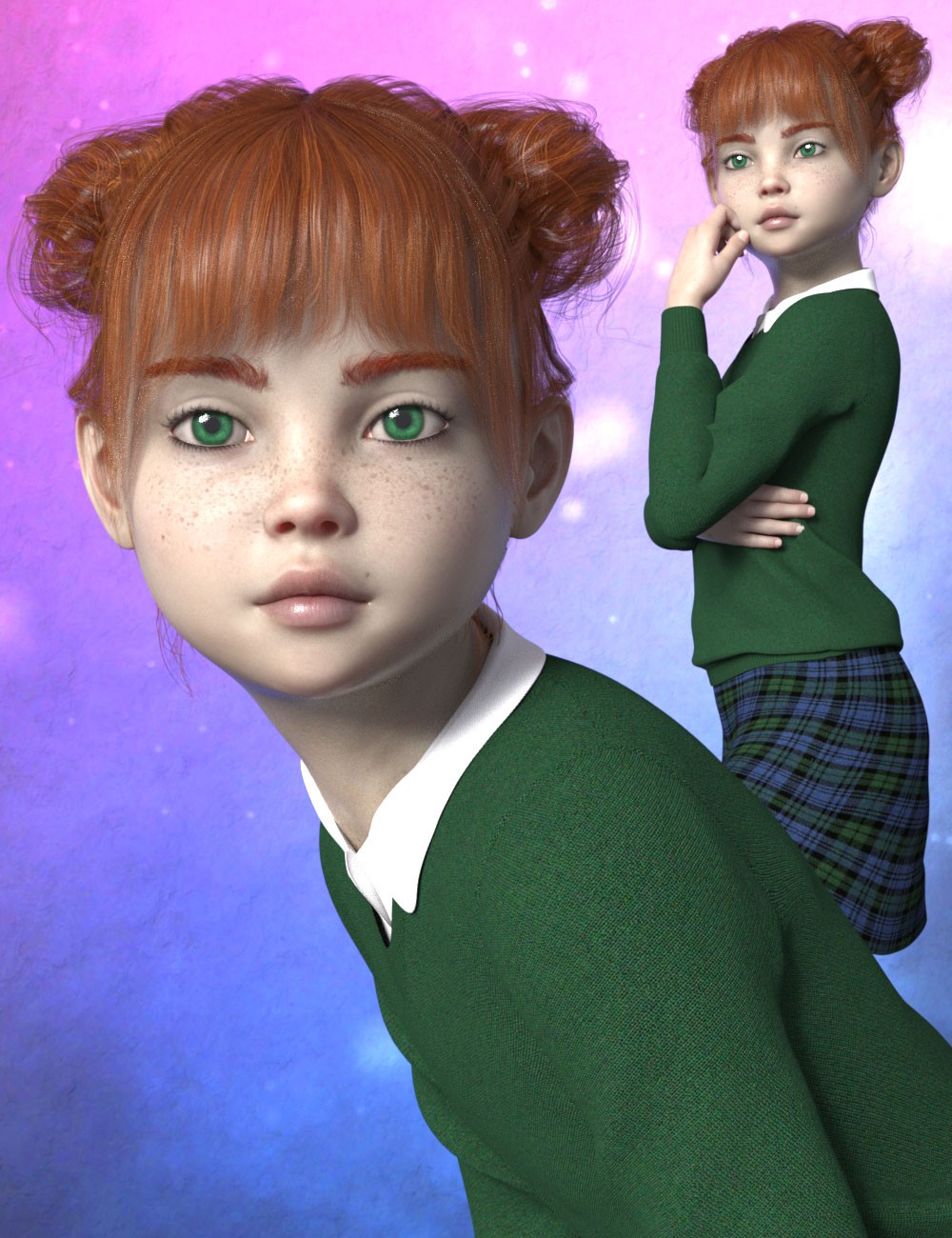 3DL Lil Destiny For Genesis 8 Females by N/A