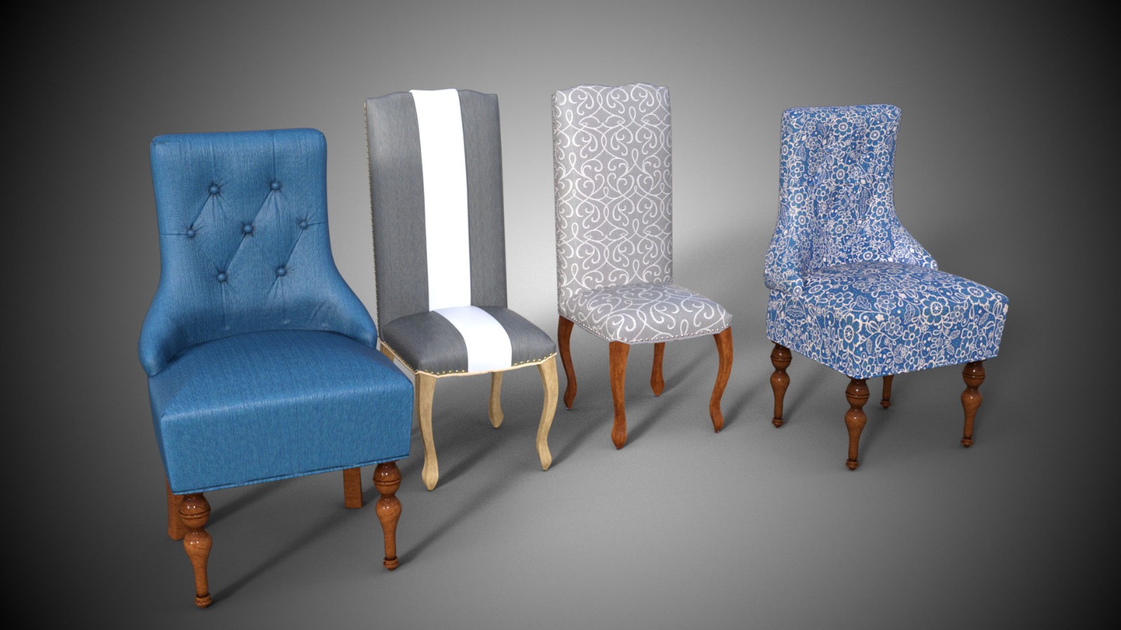 Elegant Chair Set by N/A